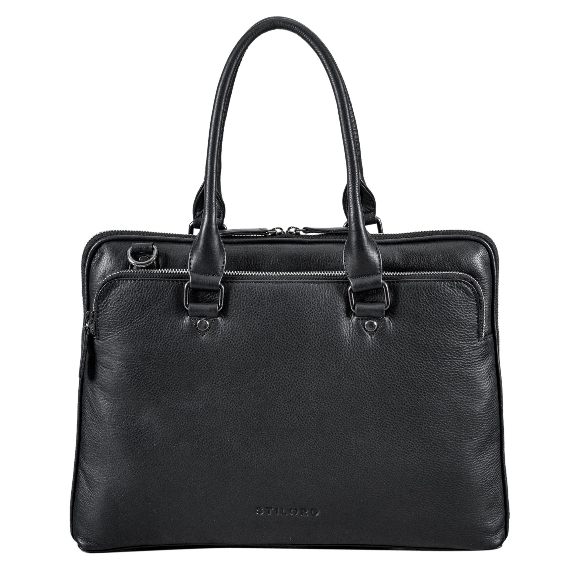 STILORD Laptoptasche "Joanna" Laptoptasche Damen Elegant Leder