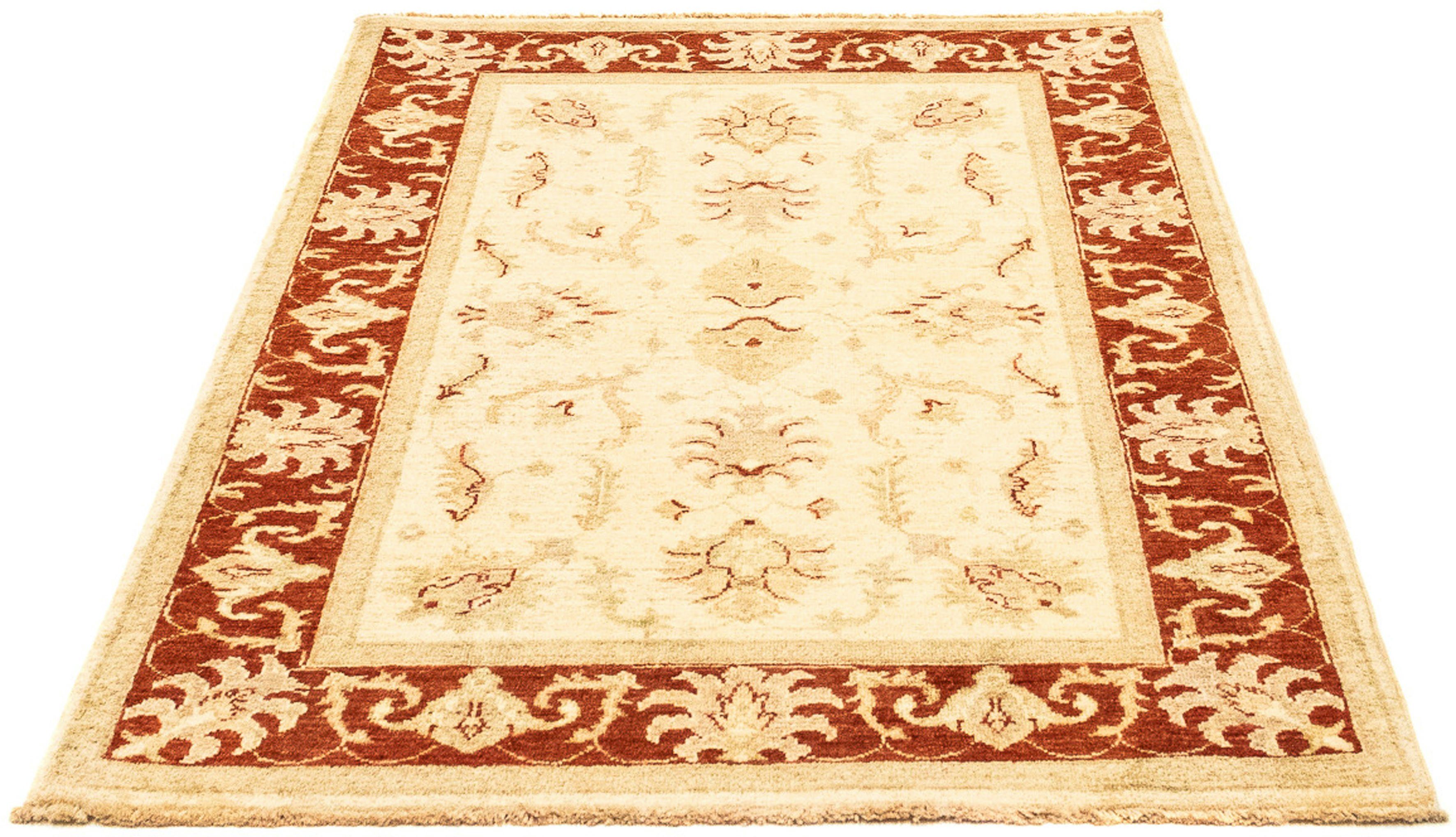 Orientteppich Ziegler - 151 x 100 cm - beige, morgenland, rechteckig, Höhe: 6 mm, Wohnzimmer, Handgeknüpft, Einzelstück mit Zertifikat