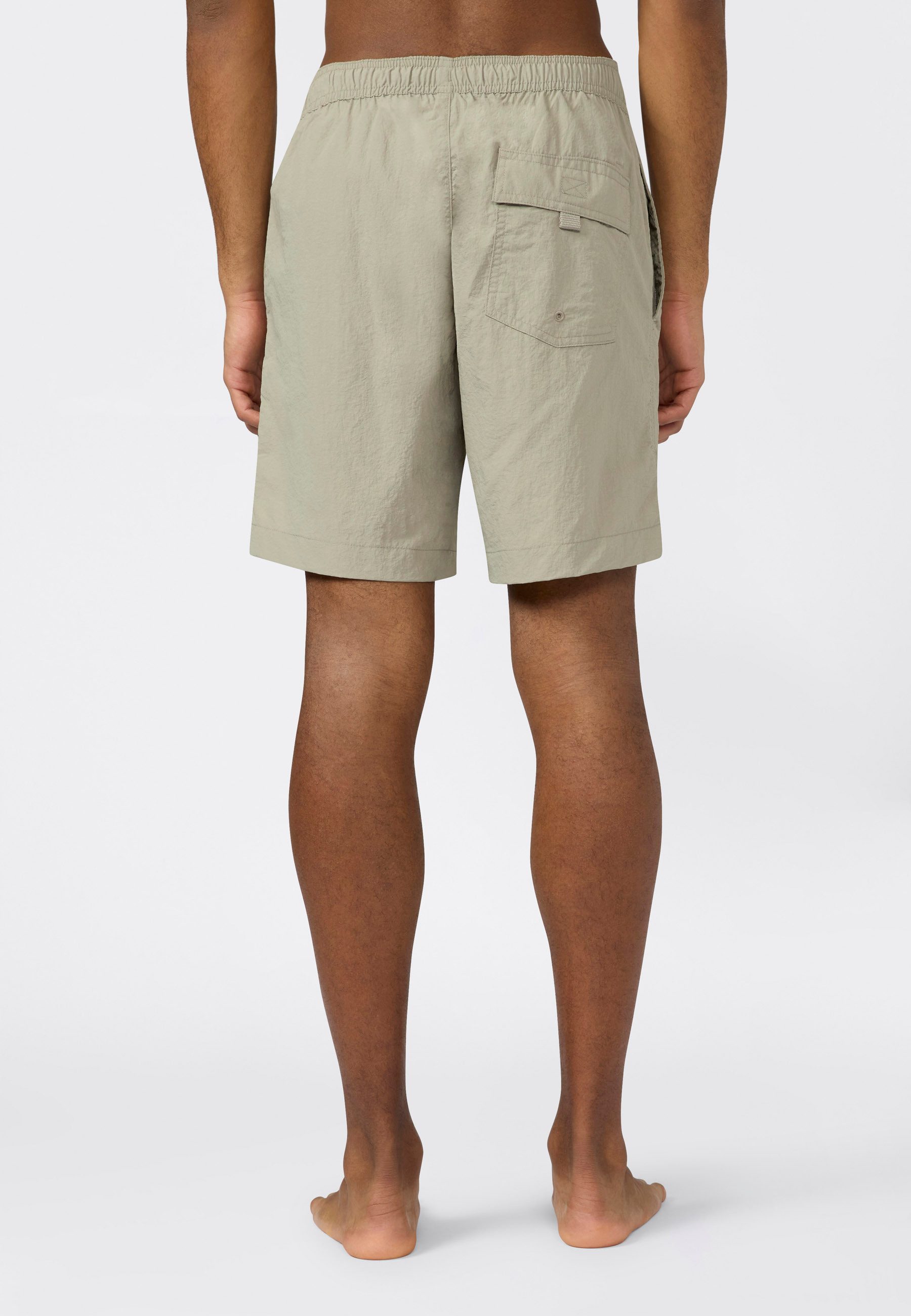 Champion Badeshorts Beachshort Standard Fit mit Logostickerei, unifarben, pflegeleicht, schnell trocknend