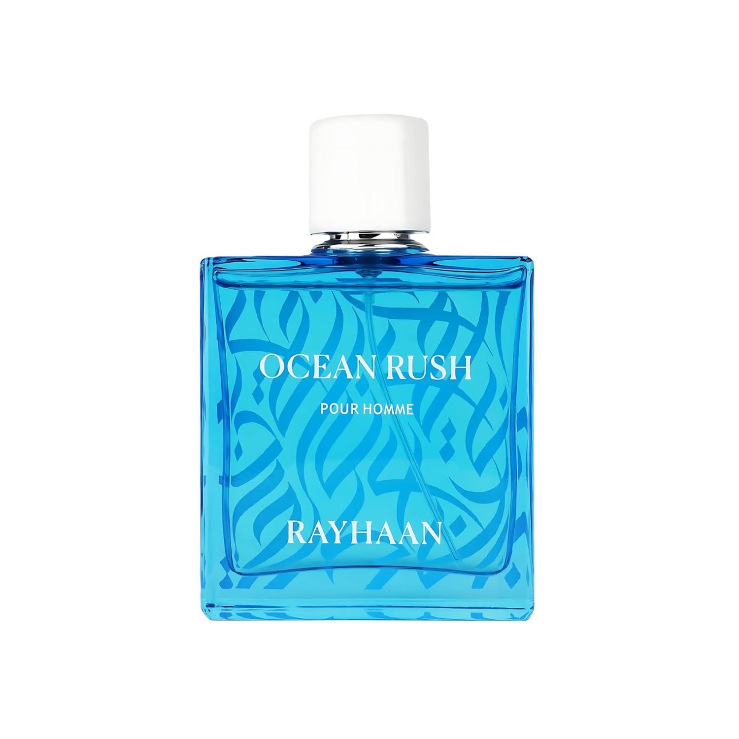 Rayhaan Eau de Parfum Ocean Rush, Glasflakon, Parfüm EDP, Herrenduft