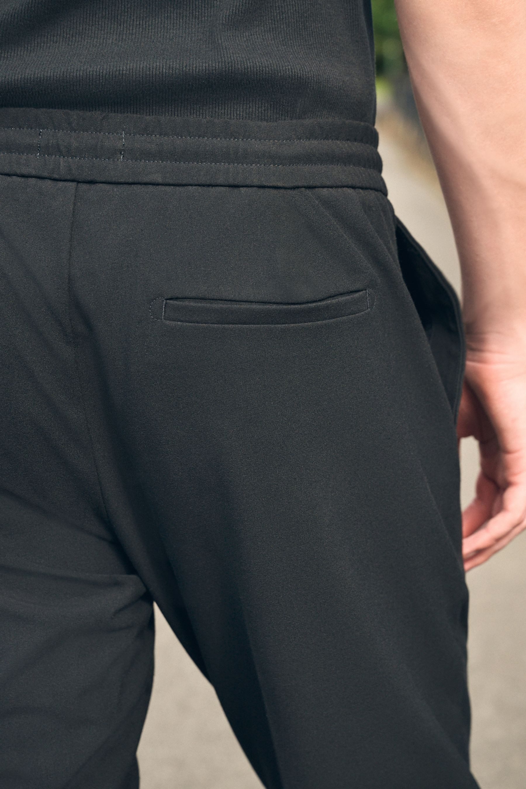Next Stretch-Hose Edle Slim Fit Stretch-Hose mit Kordelzug (1-tlg)