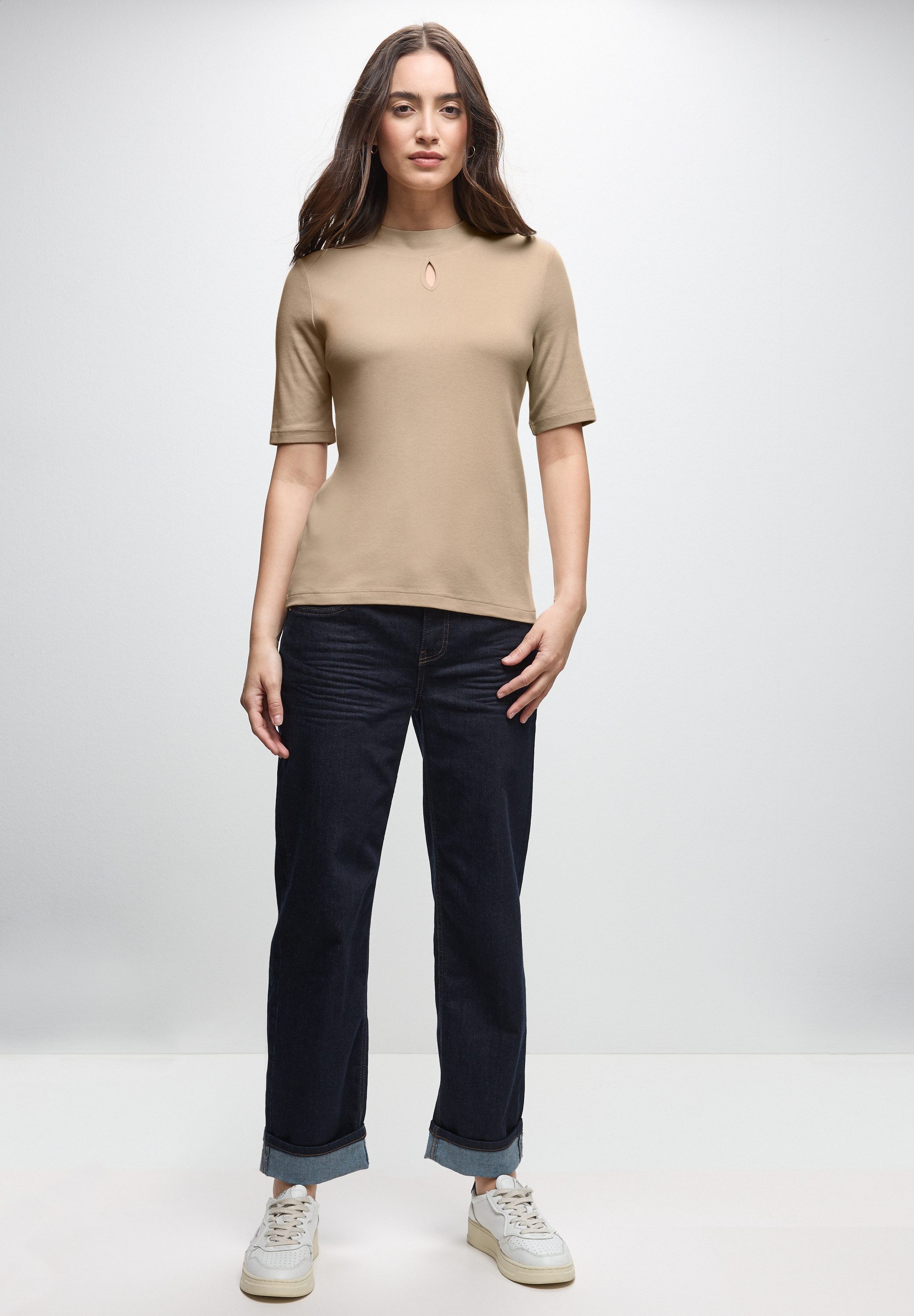 STREET ONE T-Shirt im soften Baumwoll-Mix