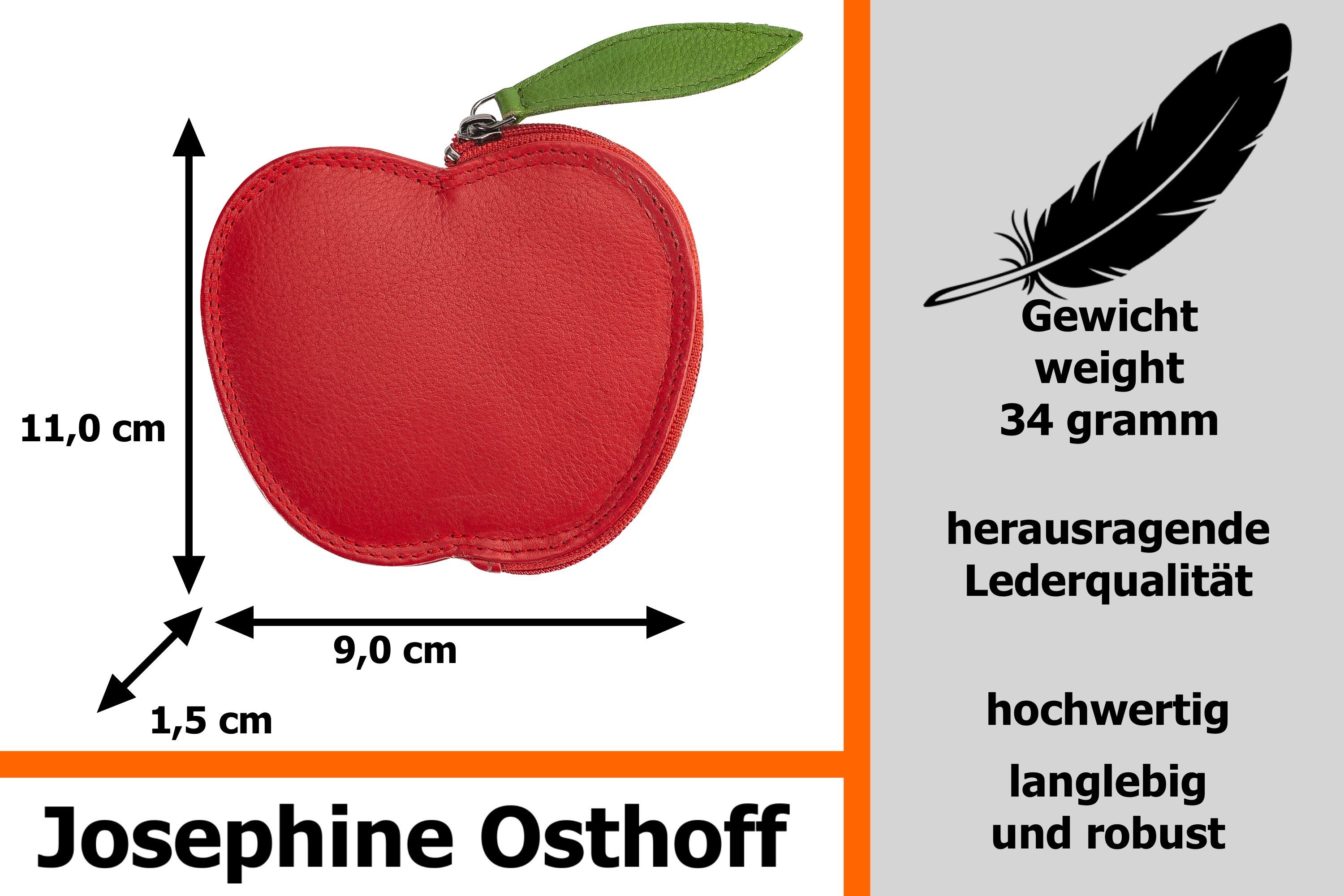 Josephine Osthoff Geldbörse Apfel Geldbörse rot / grün