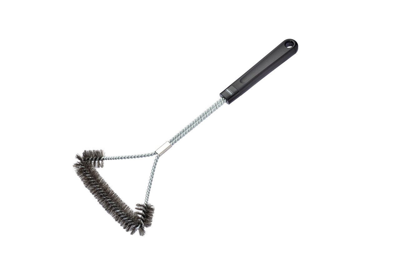 Primaster Primaster Grillbürste dreiseitig Stahl 42 cm Grillreiniger