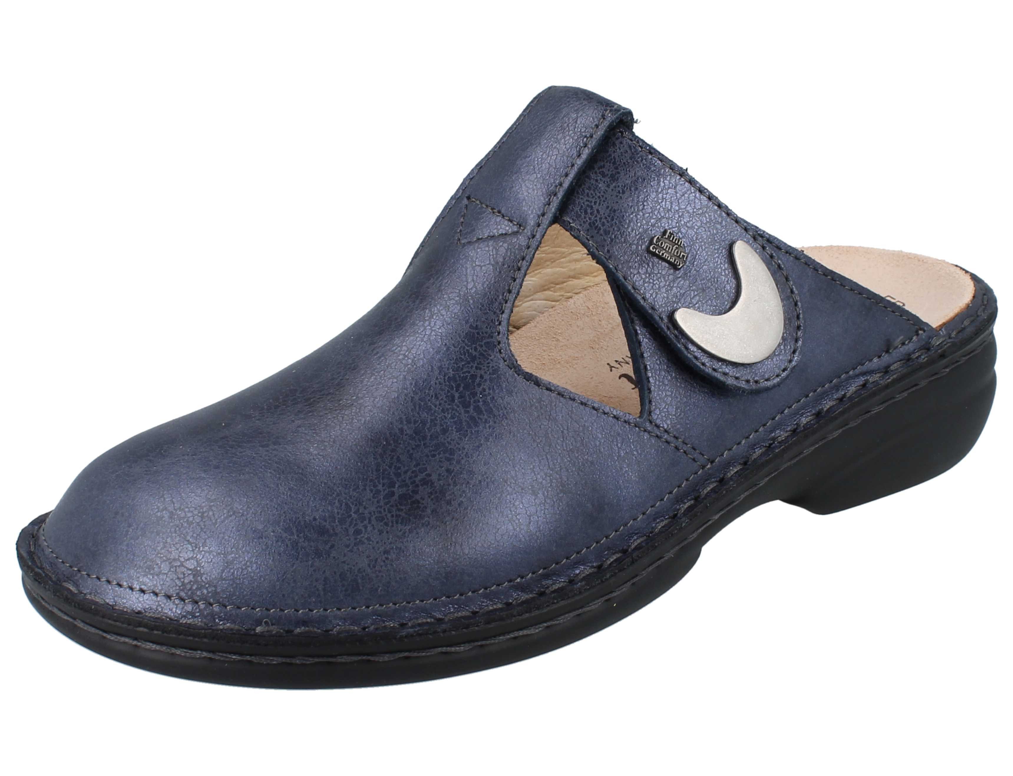 Finn Comfort LIMITIERTE SONDERFARBE FINN COMFORT Belem Damen Clogs jeans metallic Clog