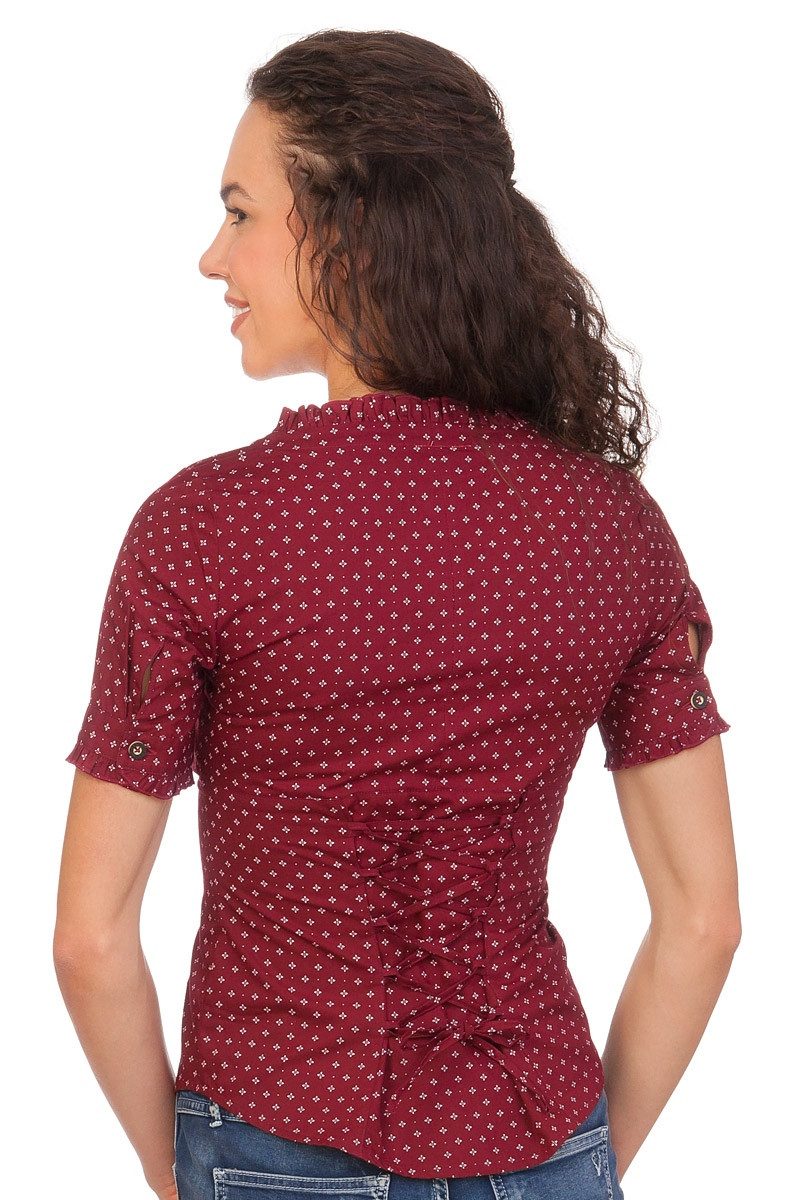 MarJo Trachtenbluse Trachtenbluse - NENITA-BRENDA - bordeaux