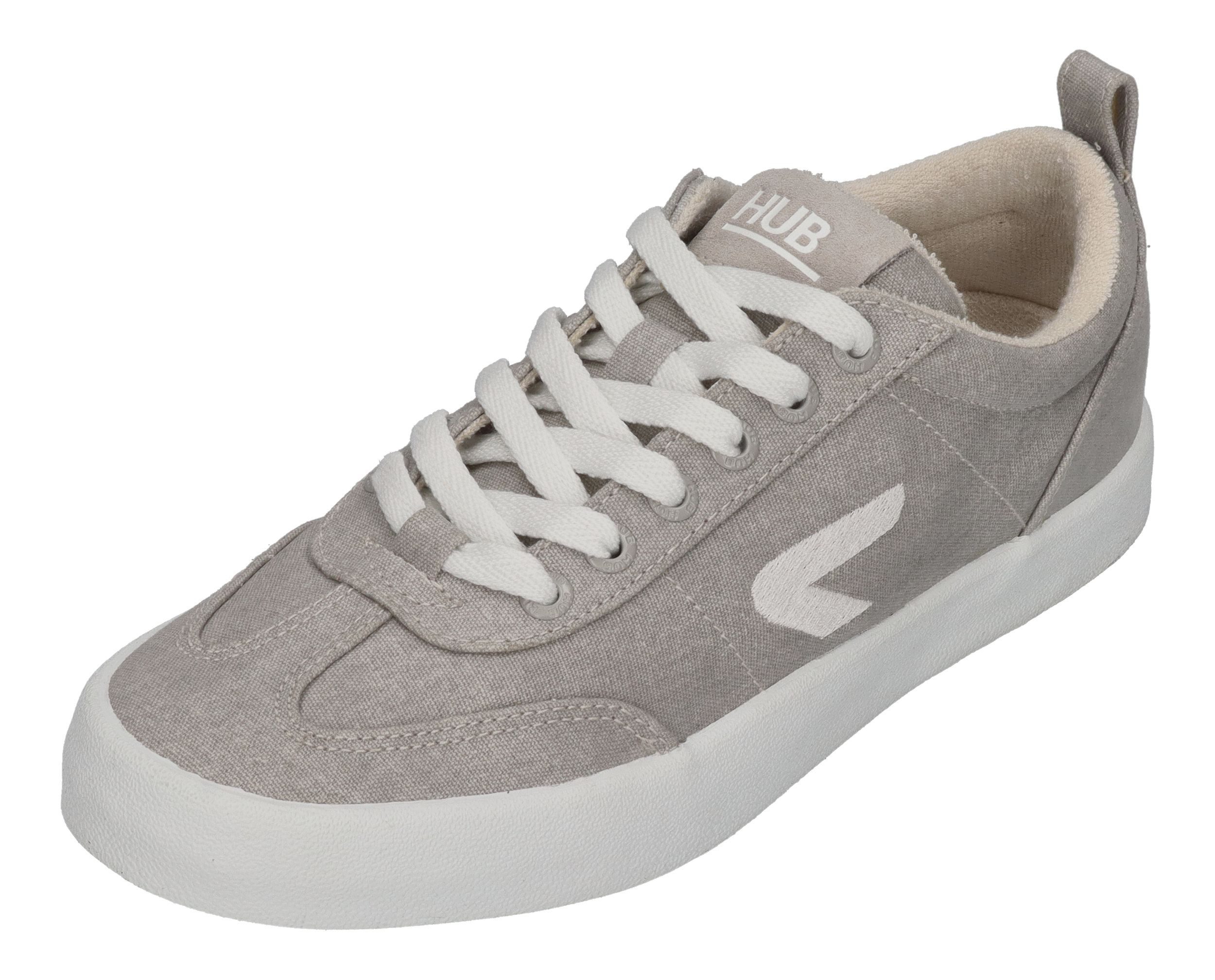 HUB Miami Sneaker Neutral Grey White