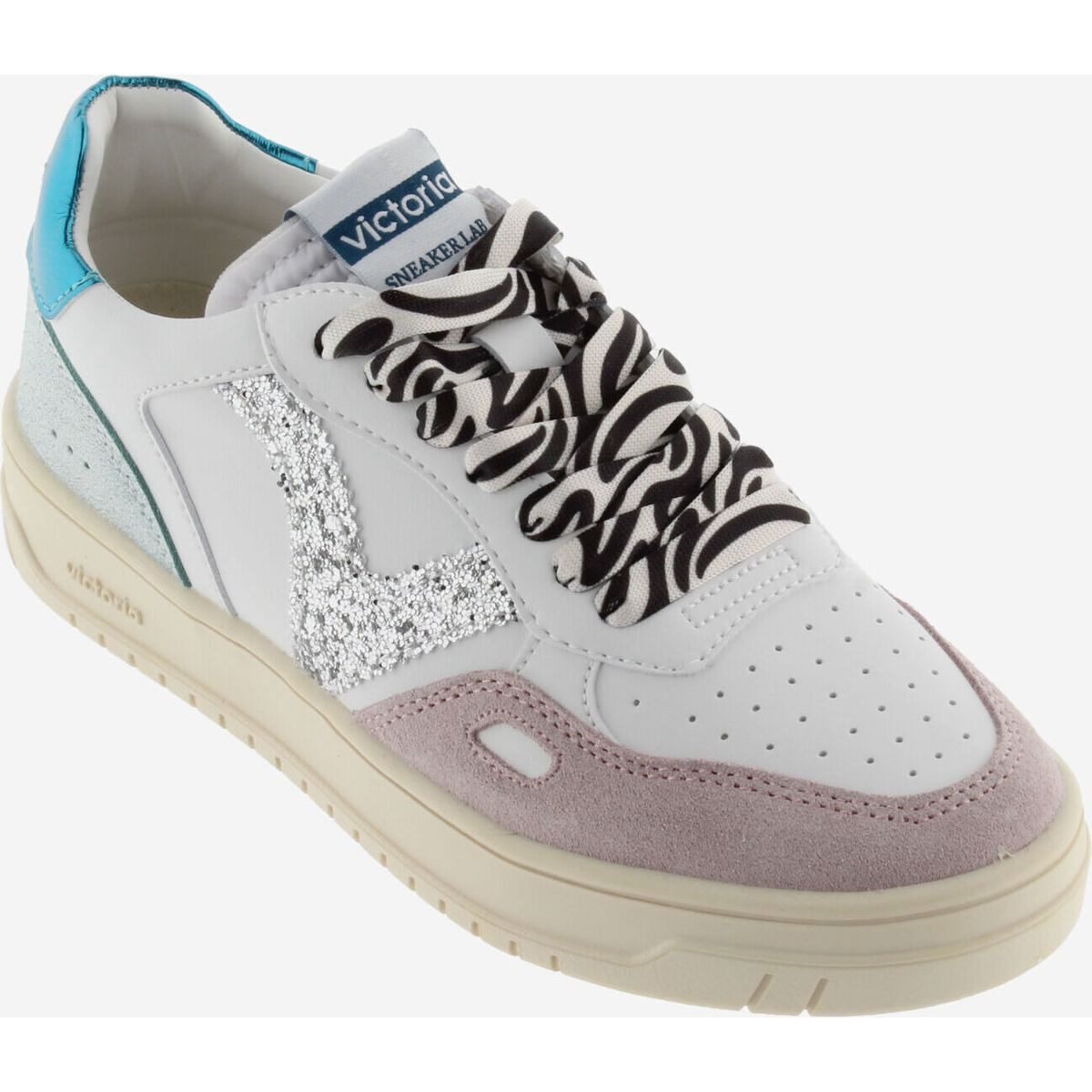 Victoria Seúl Efecto Piel/Serraje & Fantasia Women Outdoorschuh Damen-Sportschuhe in Lederoptik mit Glitzerelementen und Animal-Print