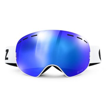 YEAZ Skibrille XTRM-SUMMIT ski- snowboardbrille verspiegelt, Premium-Ski- und Snowboardbrille für Erwachsene und Jugendliche