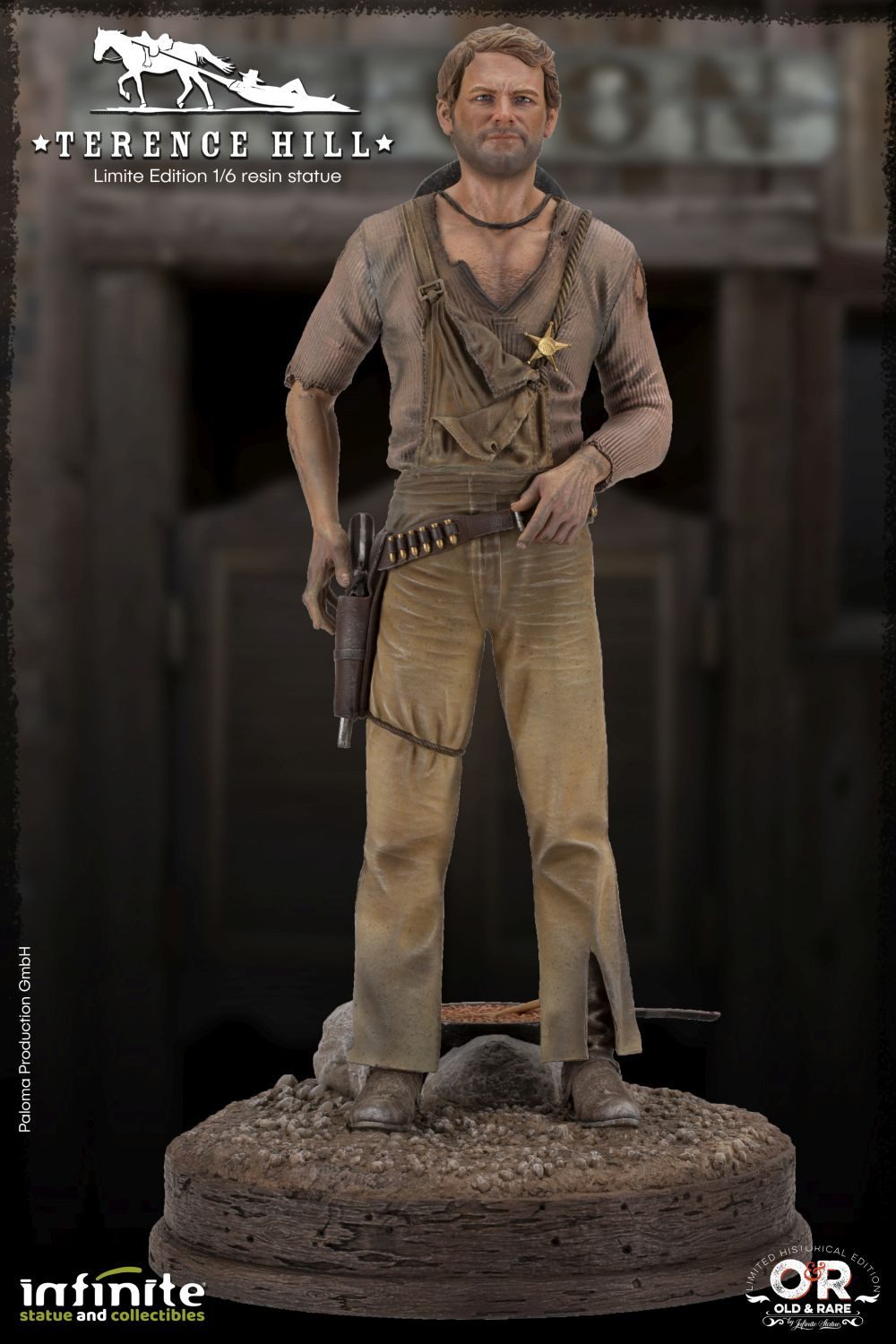 Infinite Statue Sammelfigur TERENCE HILL OLD & RARE 1/6 RESIN STATUE