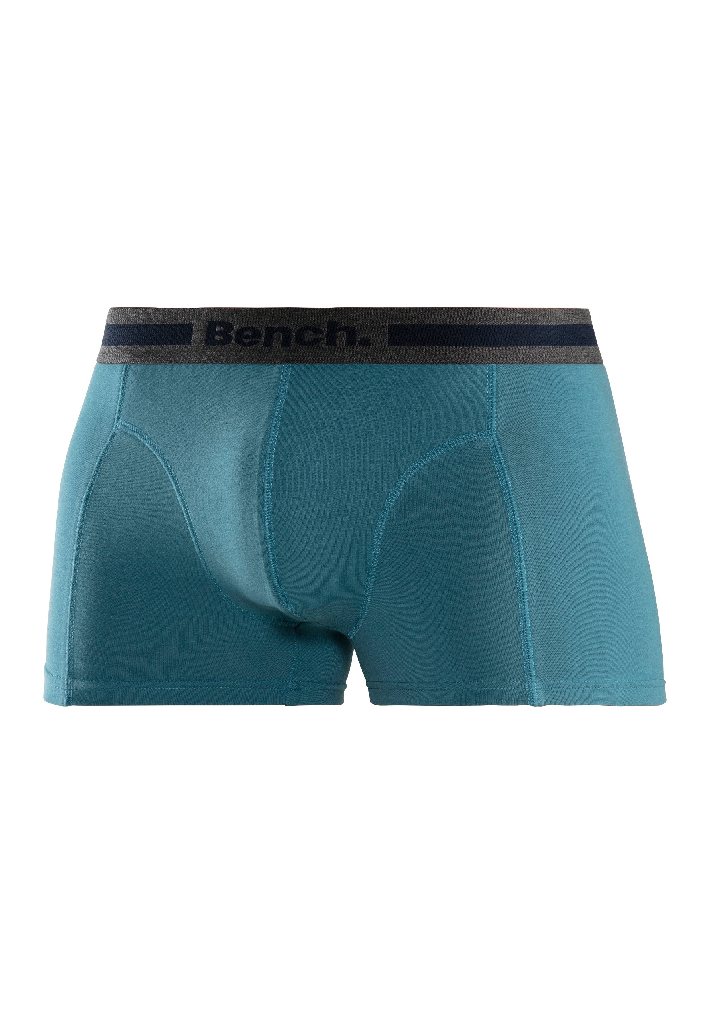 Bench. Boxer Boxershorts für Herren (Packung, 4-St) Unterhosen mit Overlock-Nähten vorn – Bild 4 von 5