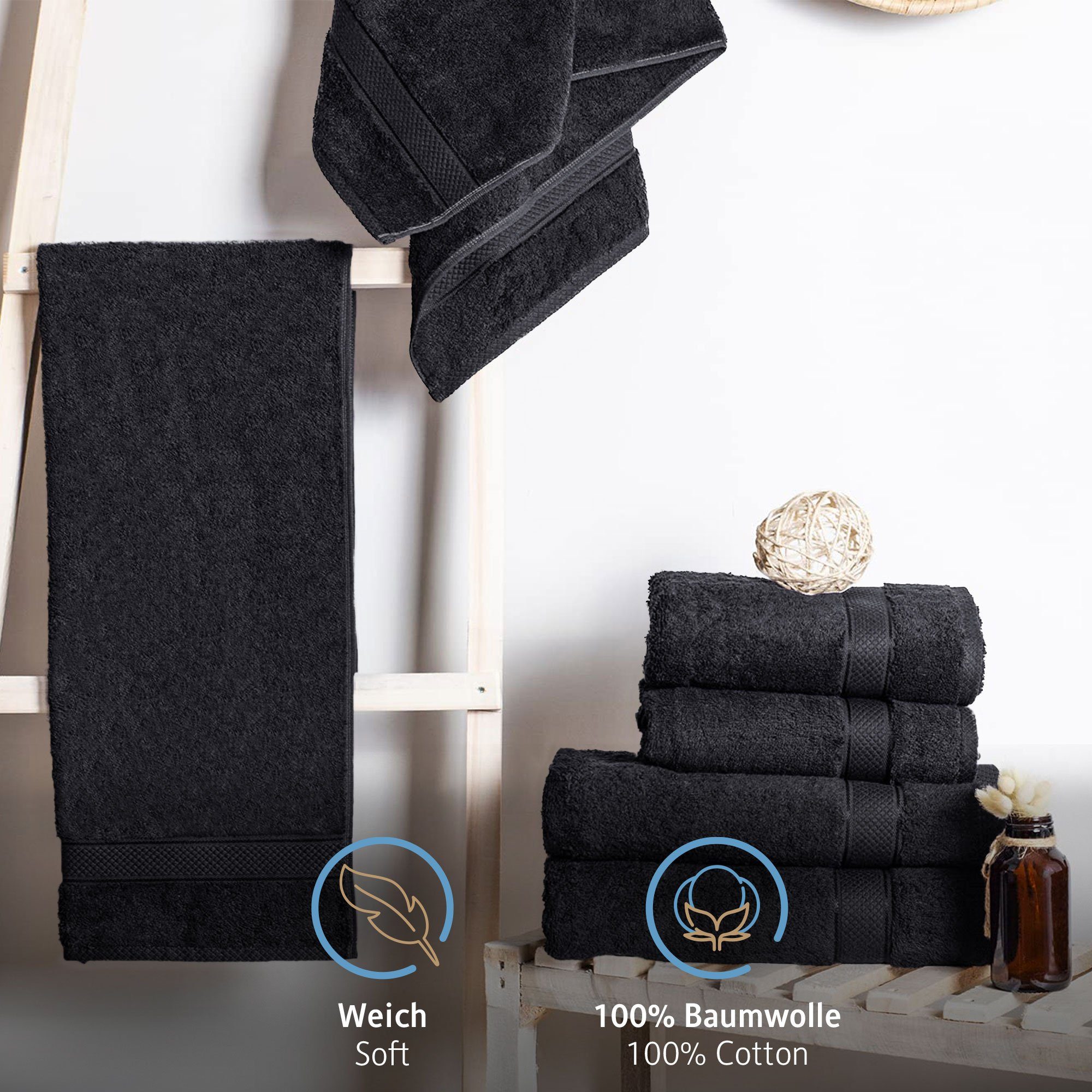 Komfortec Handtuch Set Handtuch Set 100% günstig online kaufen