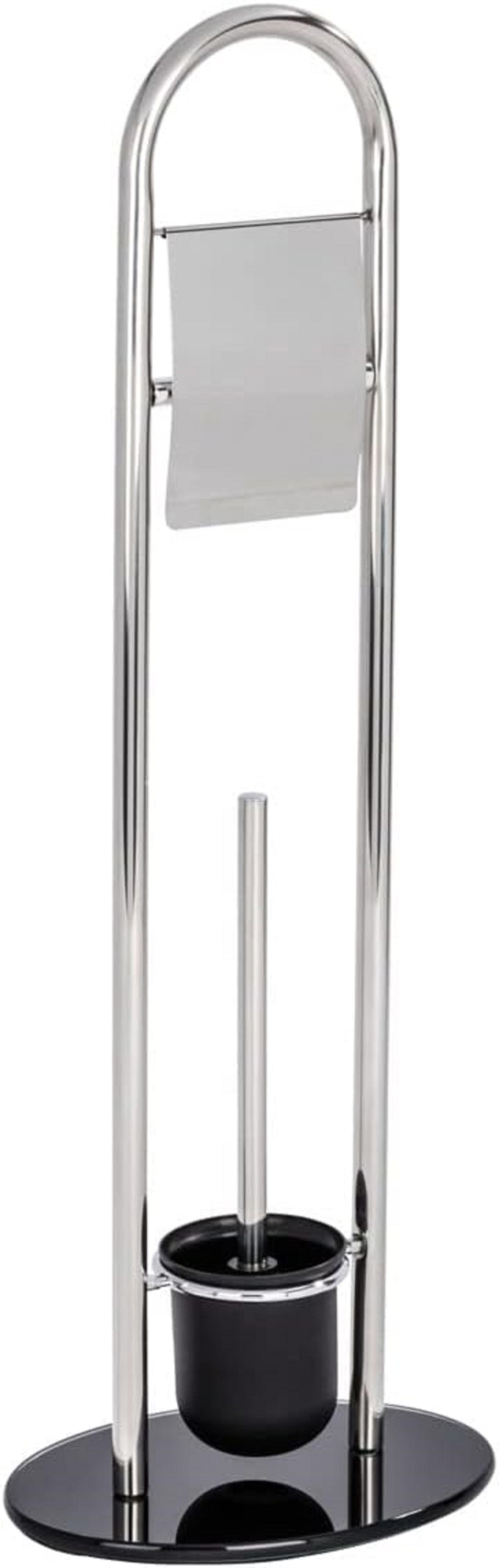 WENKO WC-Garnitur Atlanta Klobürste Toilettenbürste Edelstahl Klobürstenhal günstig online kaufen