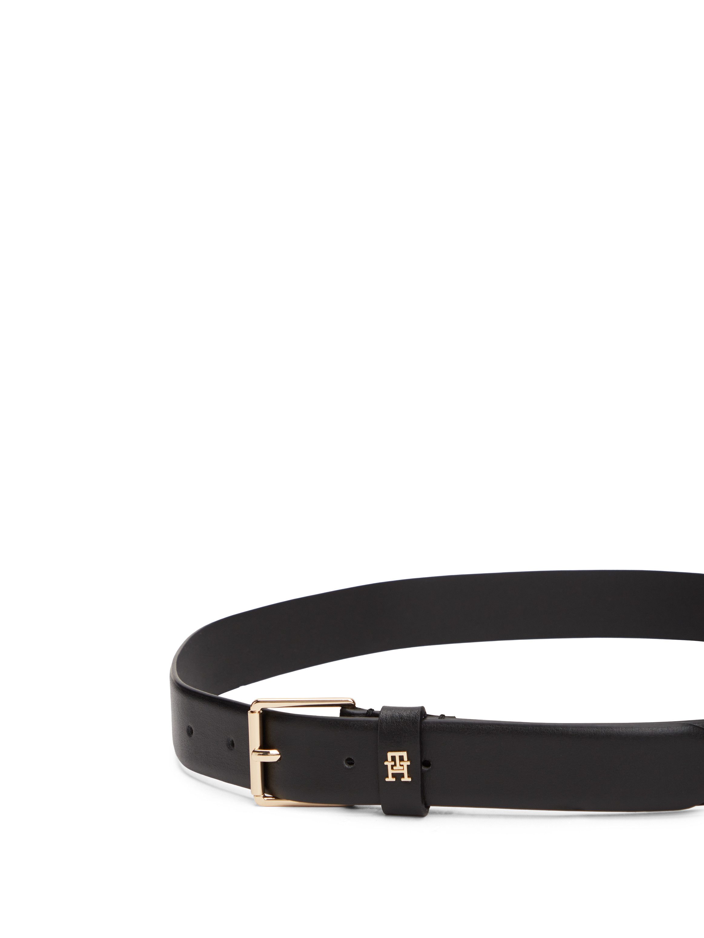 Tommy Hilfiger Ledergürtel TH SQUARE 3 cm breit mit quadratischer Schnalle, Breite: 3cm