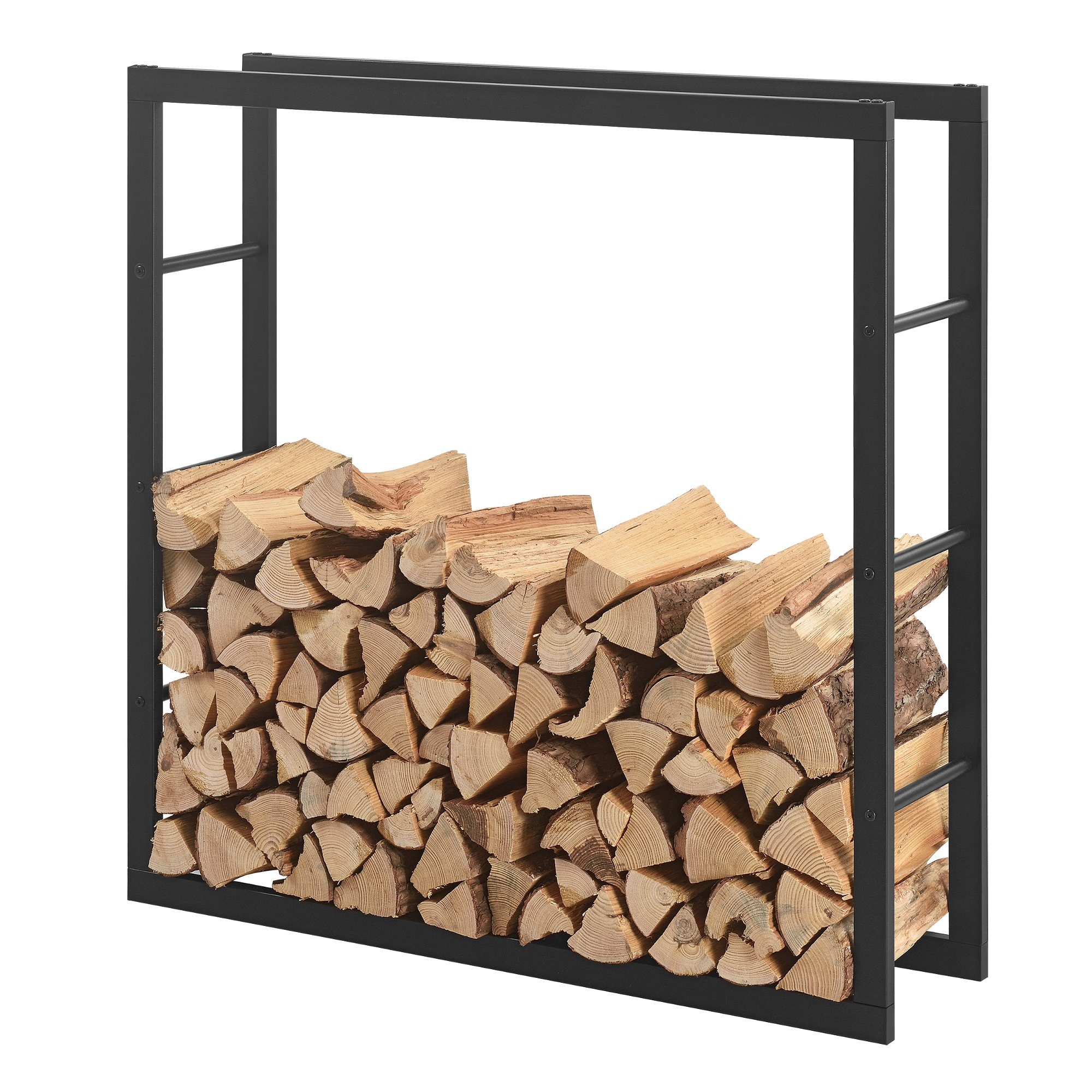 en.casa Kaminholzregal, BxTxH:100x25x100 cm, »Täby« Brennholzregal günstig online kaufen