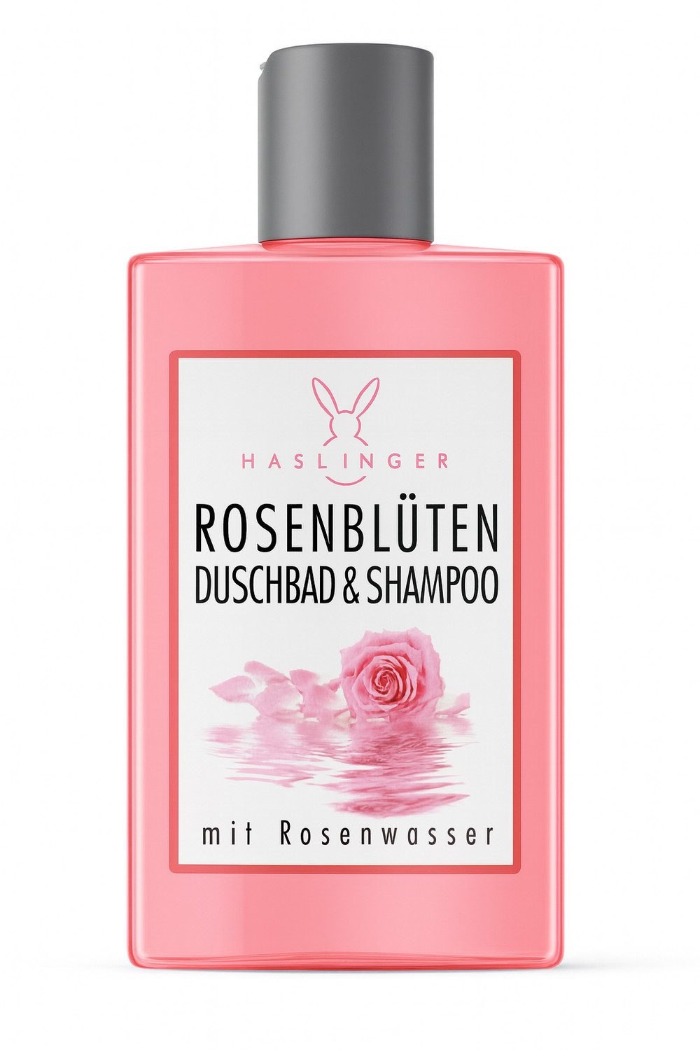 Haslinger Haarshampoo Rosenblüte, Duschbad & Shampoo 2 in 1 200 ml