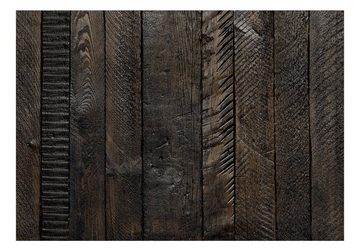 KUNSTLOFT Vliestapete Wooden Trace 0.98x0.7 m, matt, lichtbeständige Design Tapete