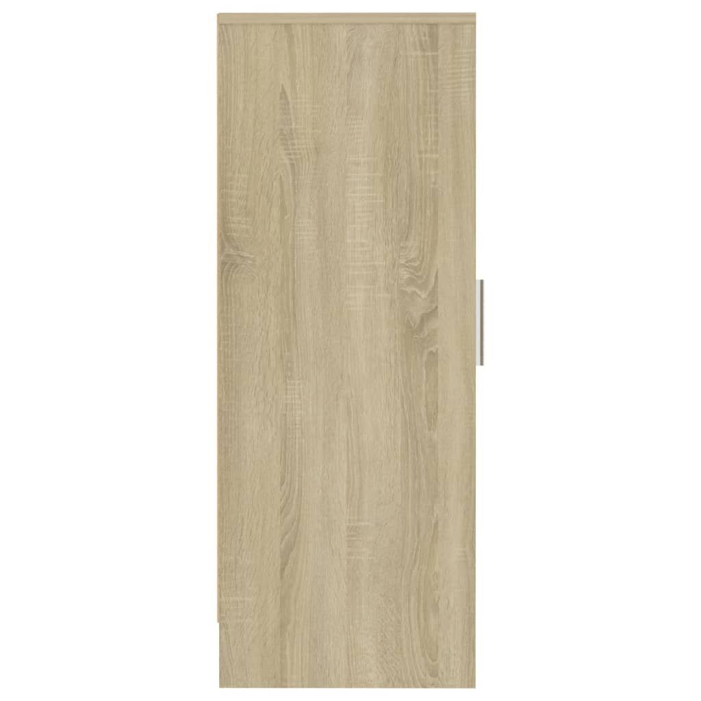 Holzwerkstoff Schuhschrank 32x35x92 furnicato Sonoma-Eiche cm