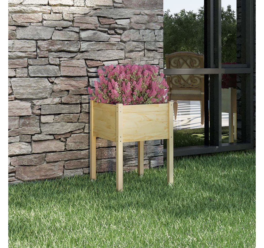 Thumbnail - vidaXL Pflanzkübel Pflanzkübel Blumenkübel Pflanzcontainer Pflanzgefäße 50x50x70 cm Massi