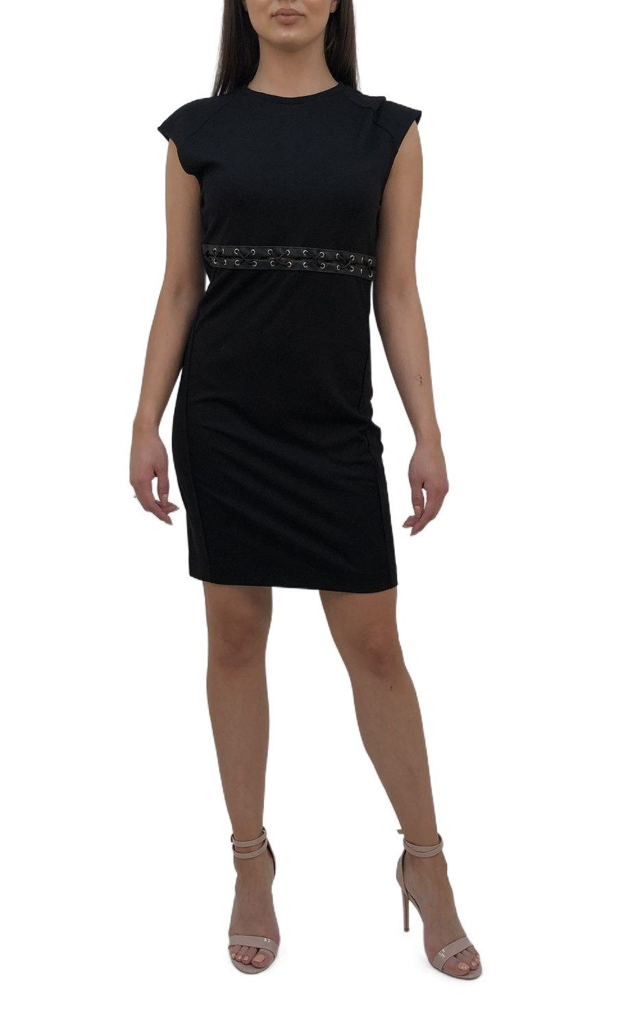 A-Linien-Kleid Diesel D-Raenew Dress Damen Kleid Schwarz