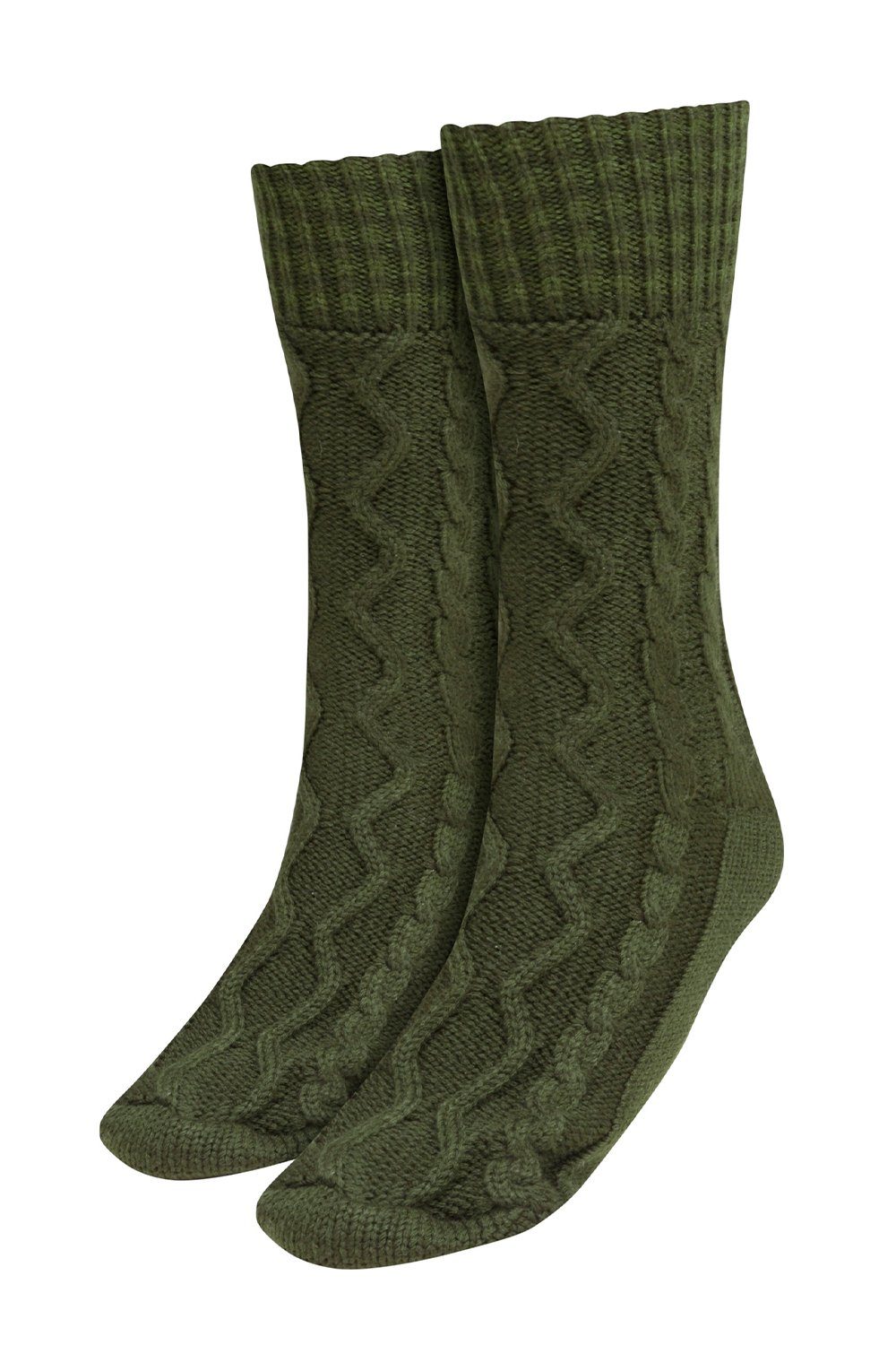 PiP Studio Socken Annika Long Socks 51519005-008 dark green | Socken