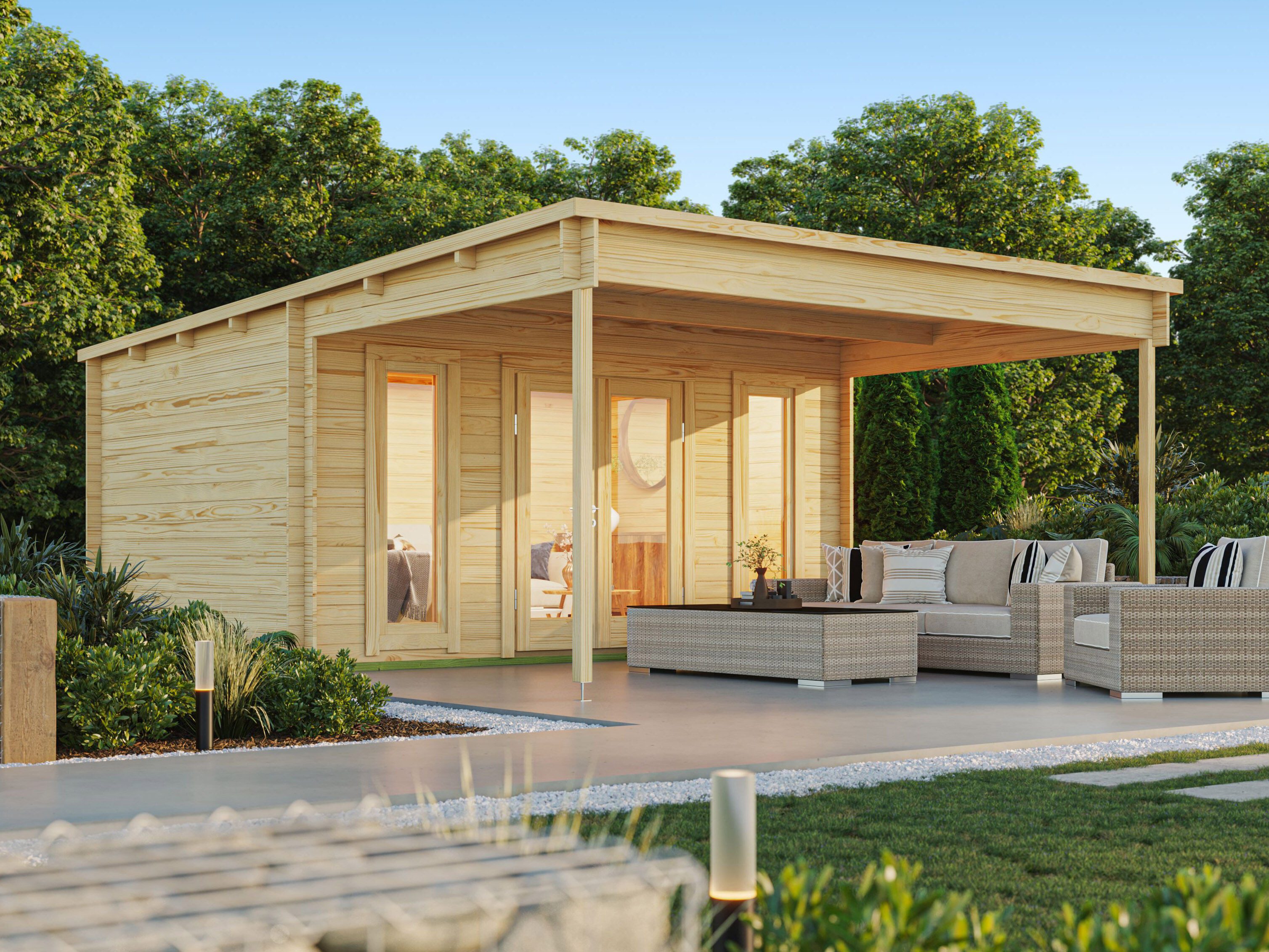 Fjordholz Gartenhaus Mali 28 D