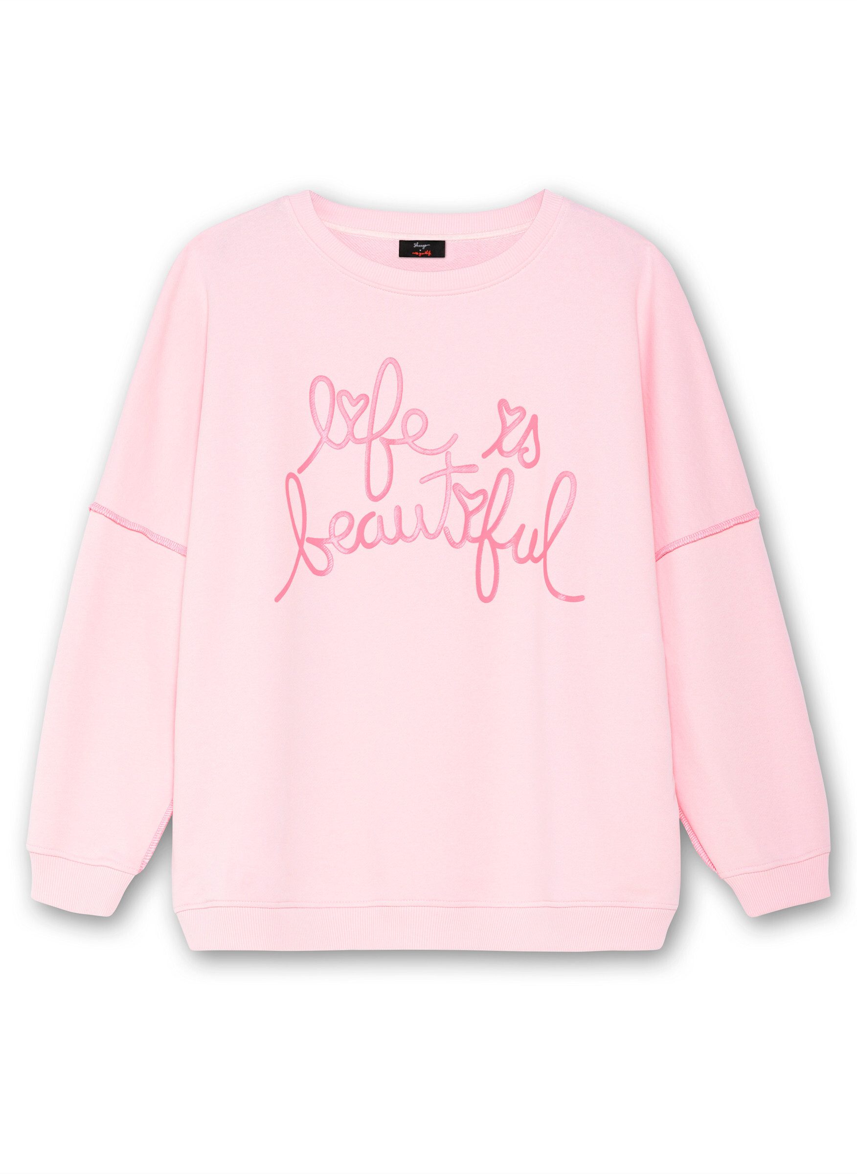 Sheego Sweater Sweatshirt Langarm