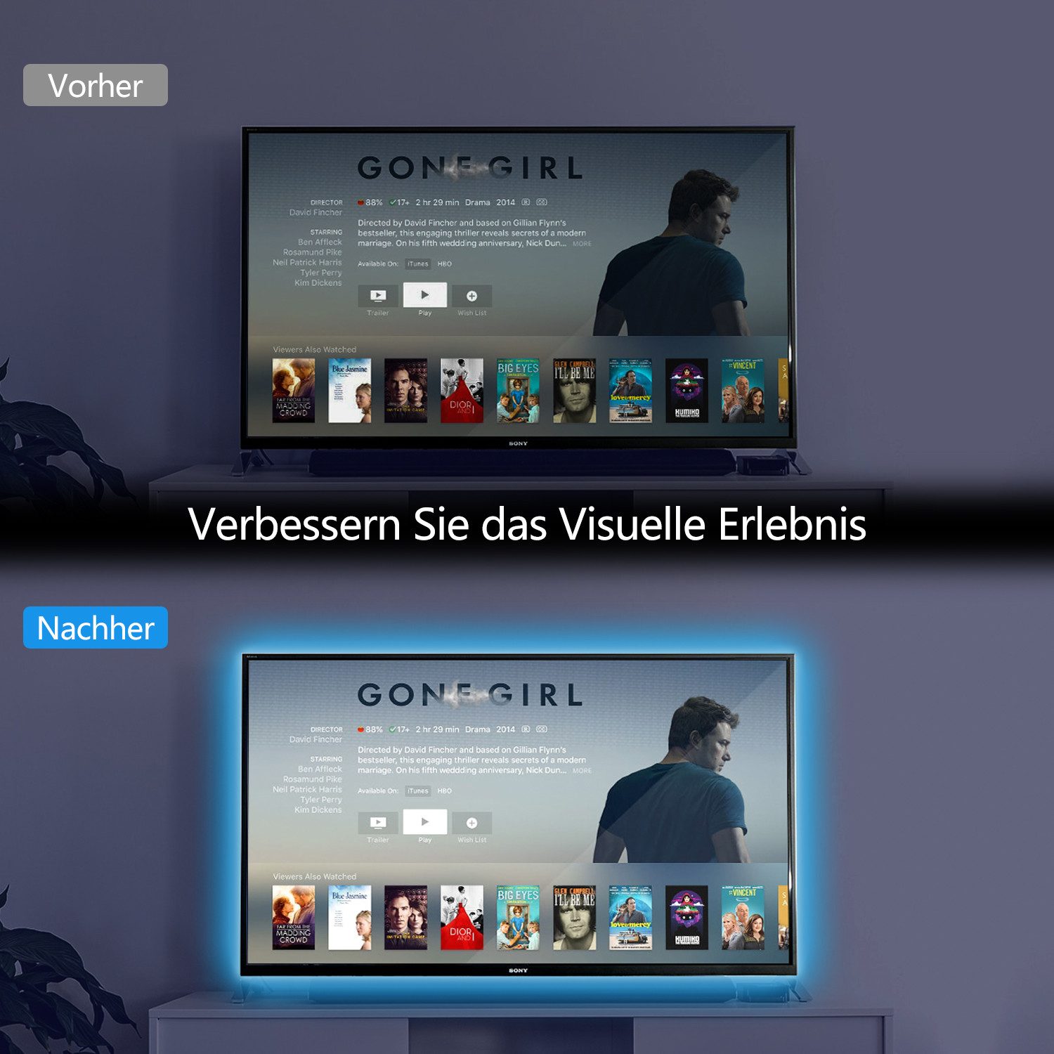 Clanmacy LED-Streifen 2M LED Streifen LichtBand LED Stripe 5050SMD Lichterk günstig online kaufen