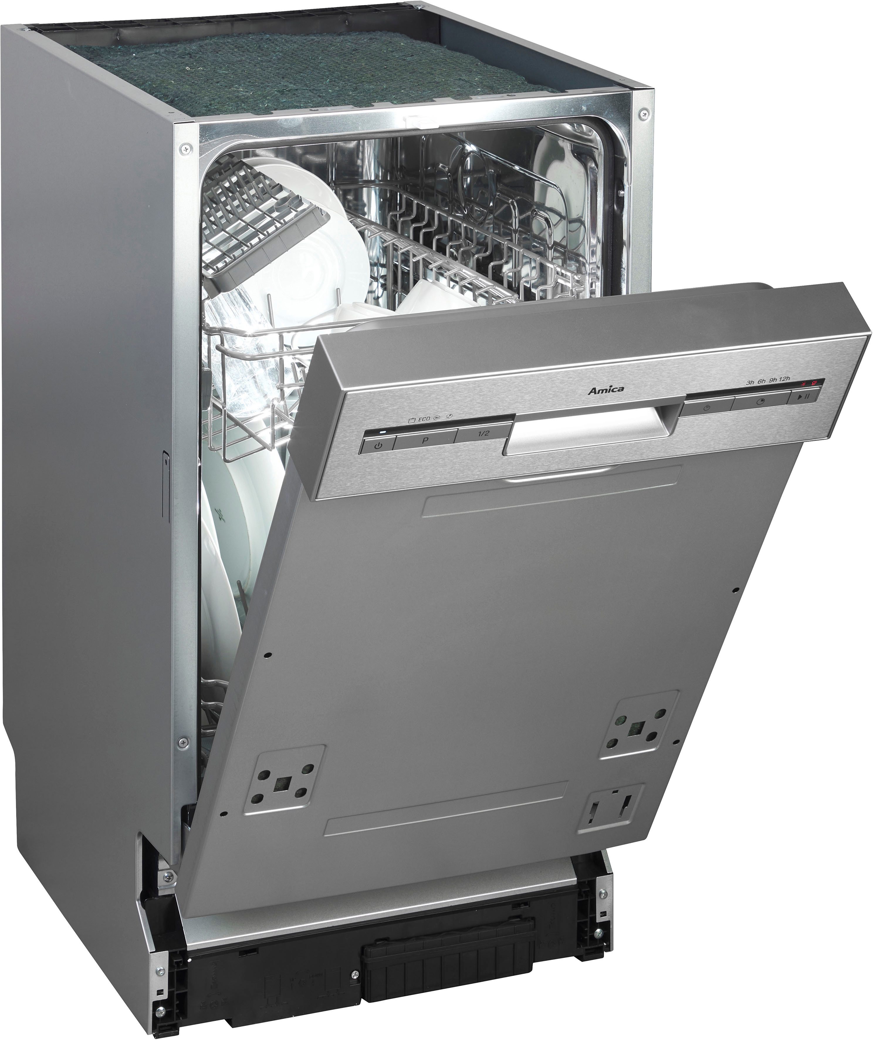 Amica vollintegrierbarer Geschirrspüler EGSP 569 900 E, 9 Maßgedecke
