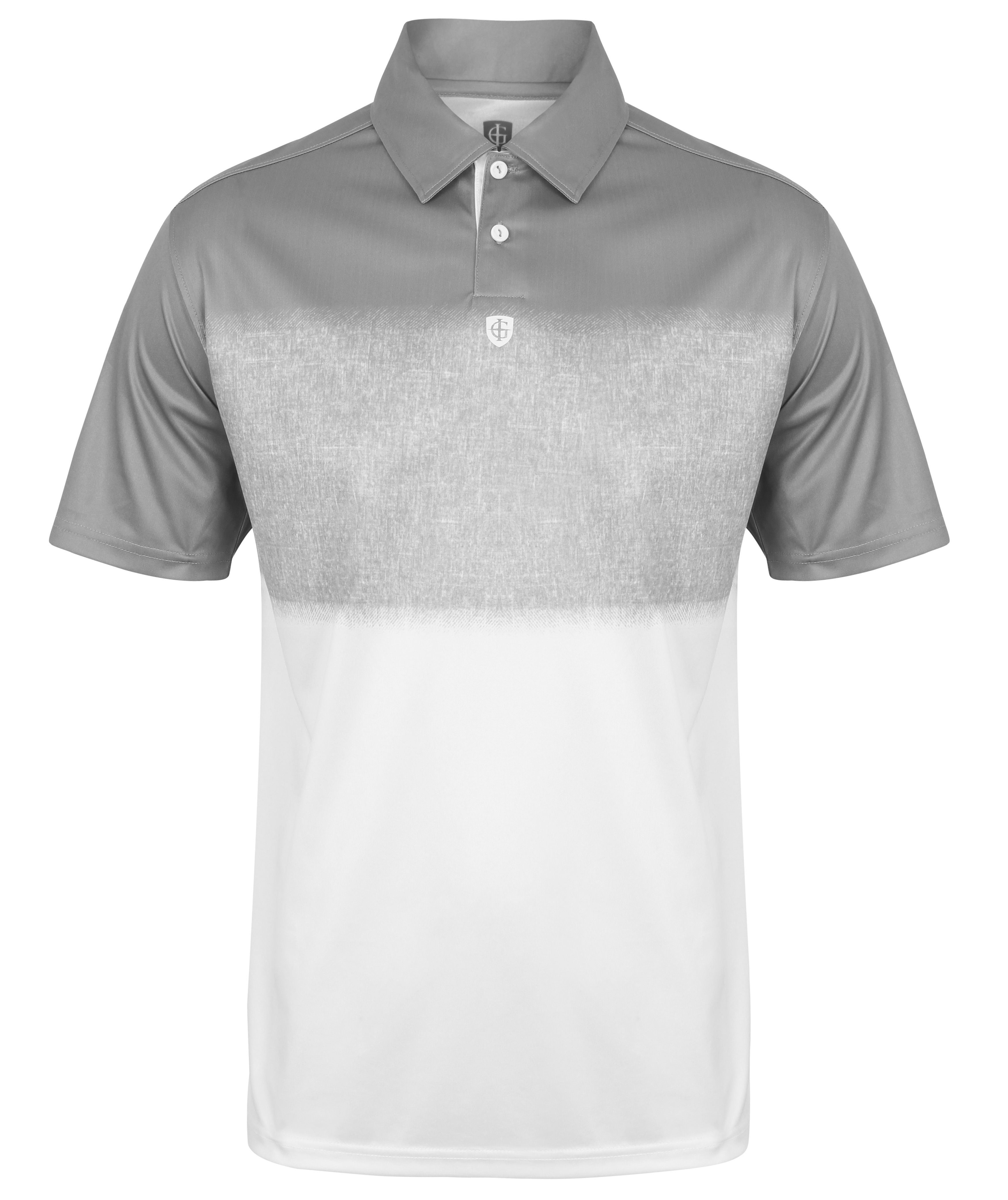 ISLAND GREEN Poloshirt Poloshirt Golfshirt Herren modisches T-Shirt Tennis Shirt Golf-Polo Funktionsmaterial mit Knopfleiste