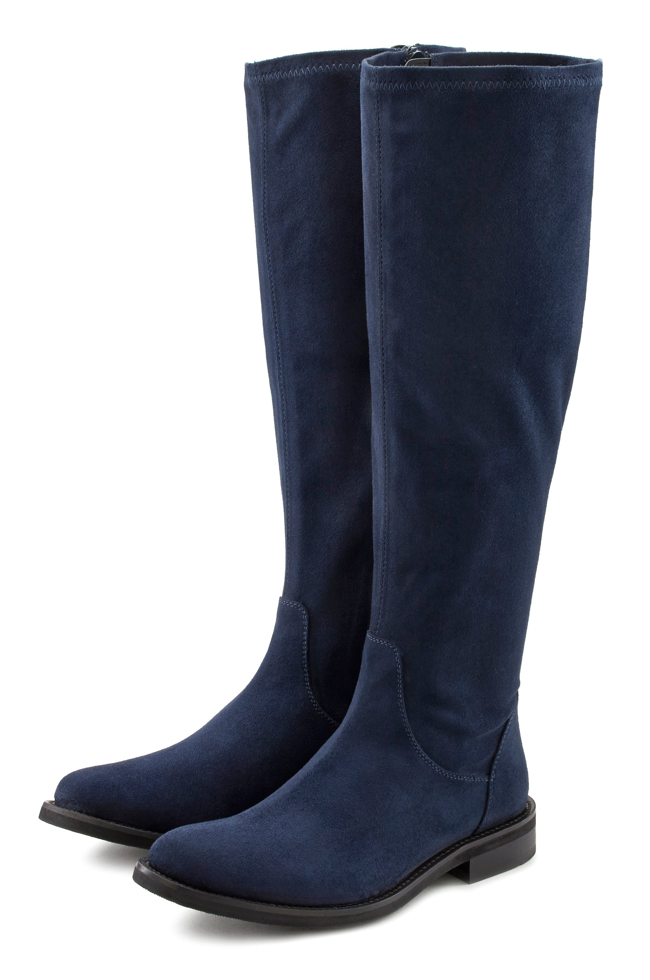 Blaue Stiefel