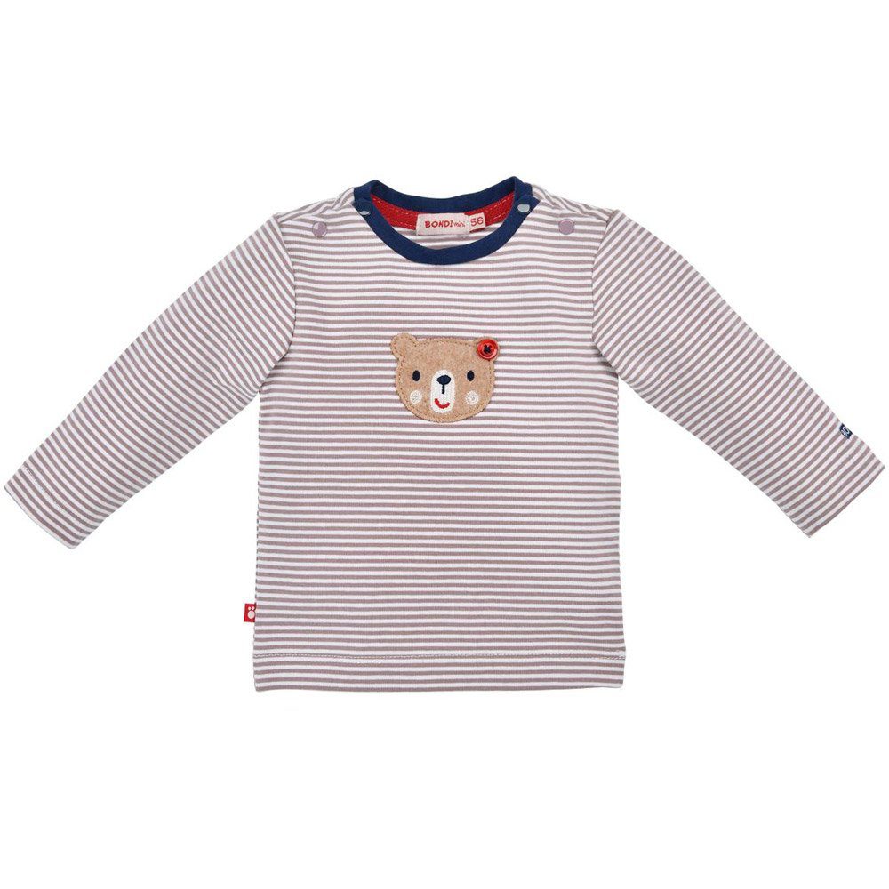 BONDI T-Shirt BONDI Baby Langarmshirt 'Bär' 93761, Beige | T-Shirts