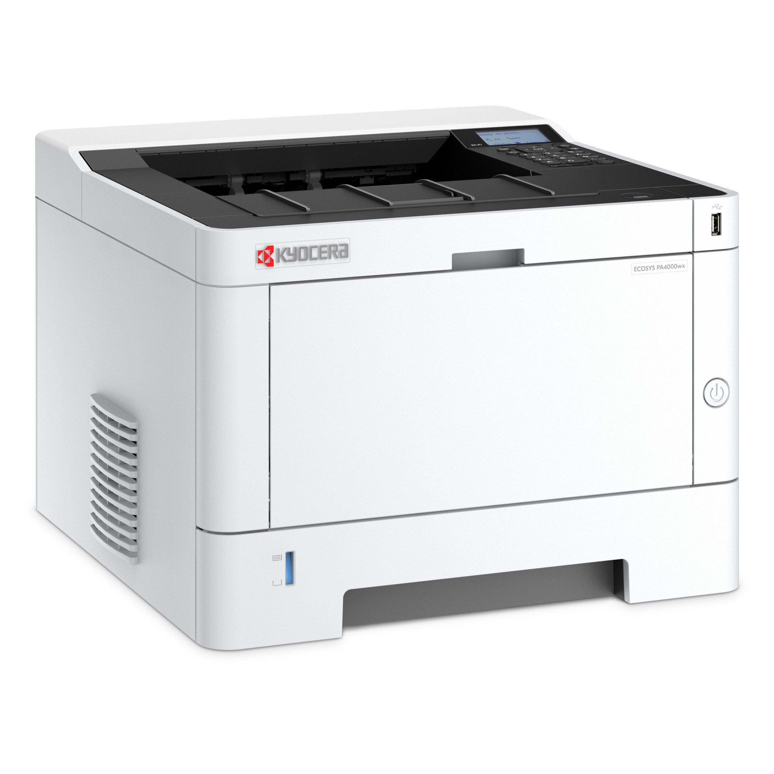 KYOCERA Bürodrucker Netzwerkdrucker Schwarzweißdrucker Laserdrucker, (WLAN, WLAN, kompakt, sparsame Druckkosten)