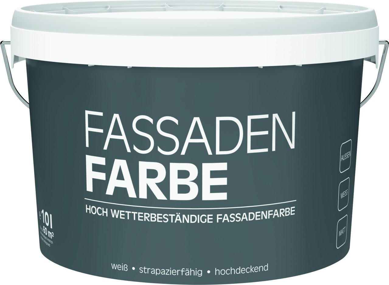 Primaster Fassadenfarbe Primaster Fassadenfarbe 10 L weiß