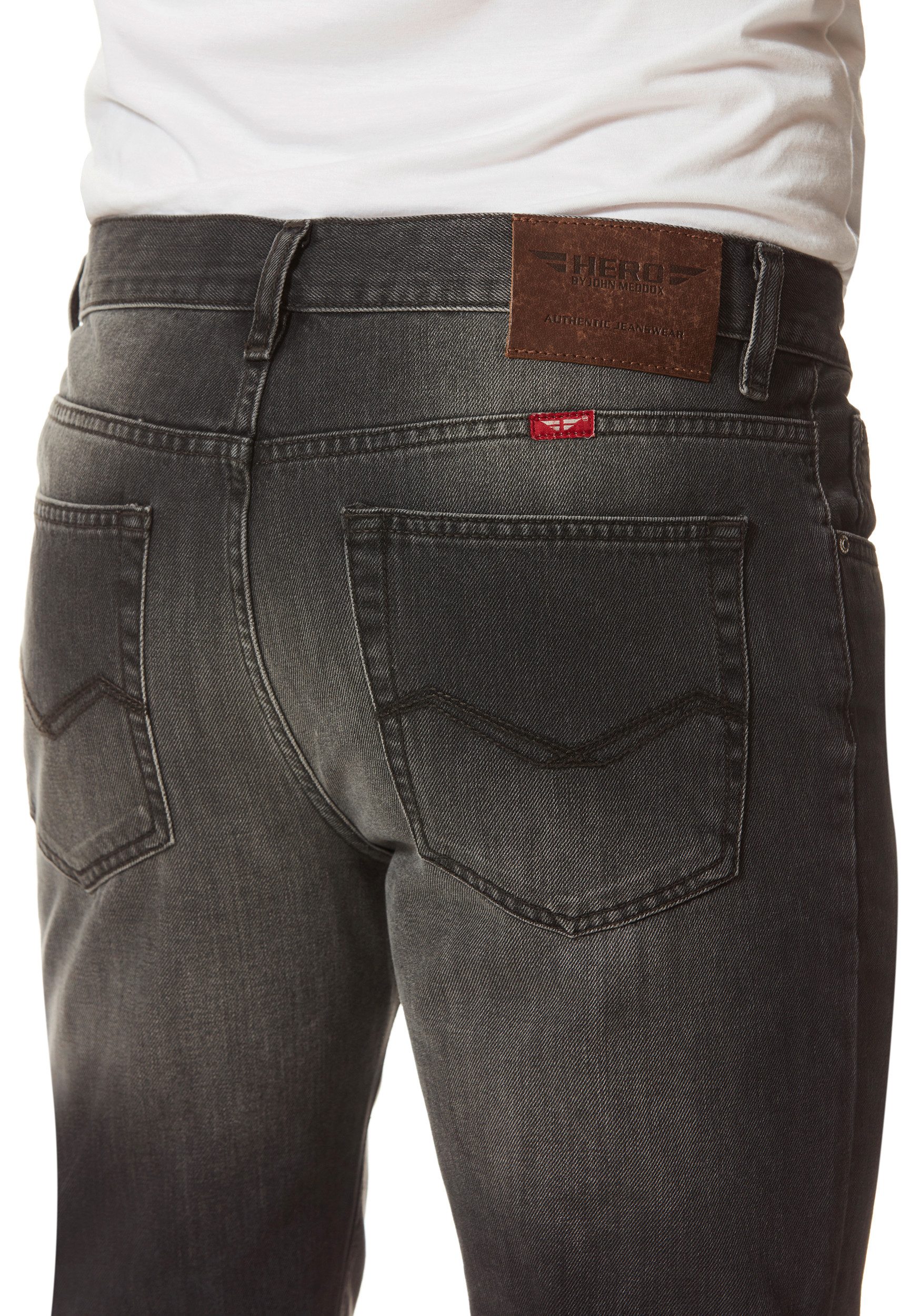 HERO by John Medoox Straight-Jeans (Denver Stretch) – Bild 3 von 5