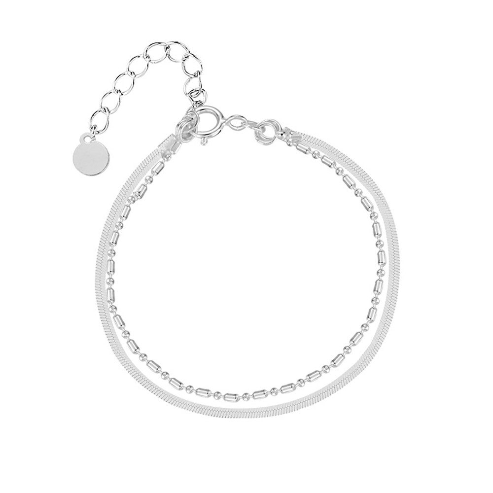 Color Design Silberarmband Armband aus 925 Silber CD-SMK-43K1, doppelreihig günstig online kaufen