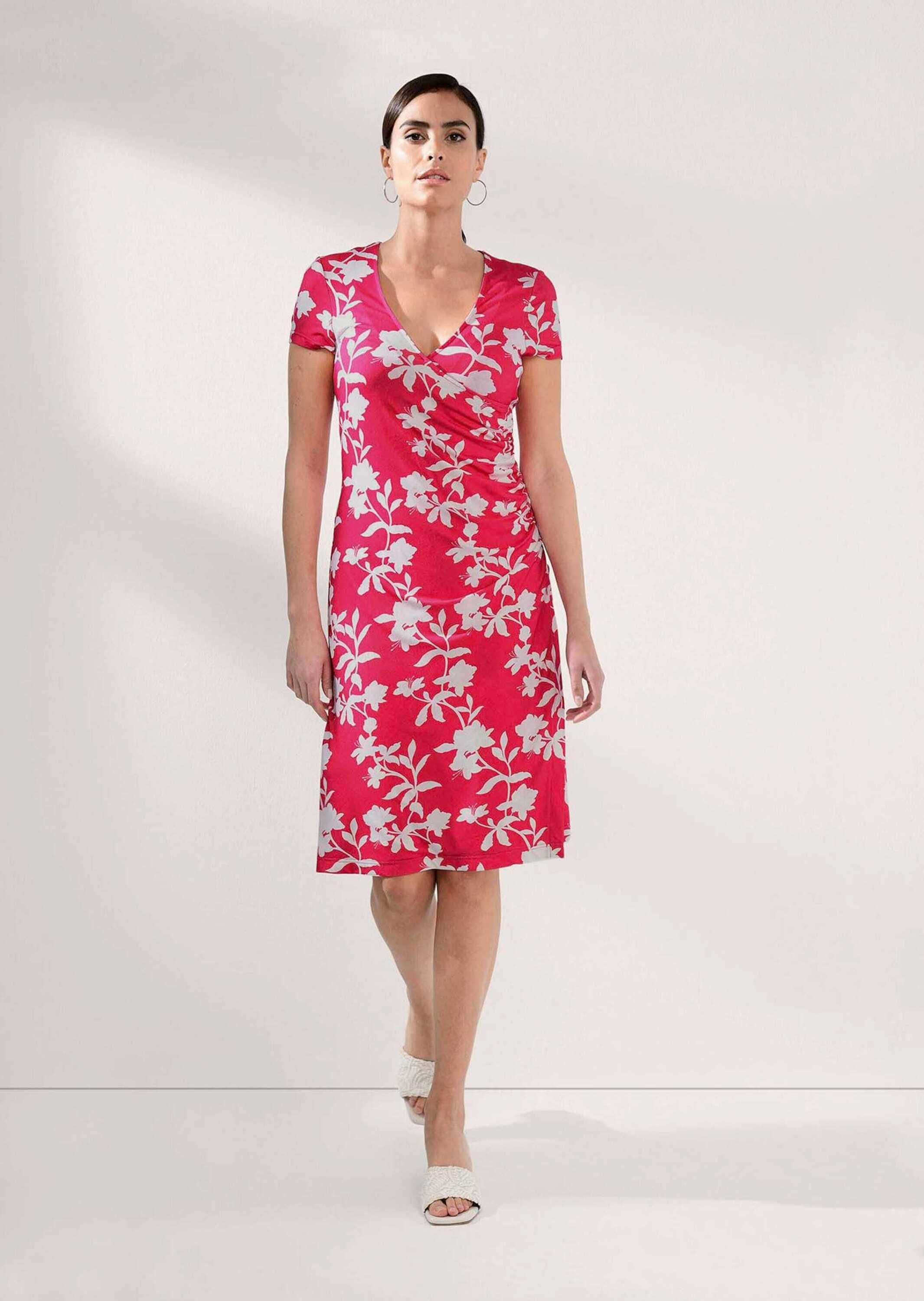 Alba Moda Jerseykleid Jerseykleid mit Raffung günstig online kaufen