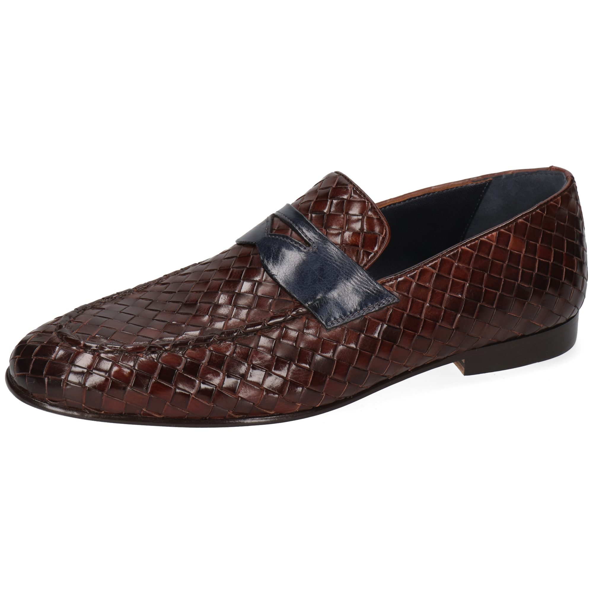 Melvin & Hamilton Thomas 6 Leder-Loafers für Herren Loafer Flache Absätze, Echtes Leder, Vegetabile Gerbung