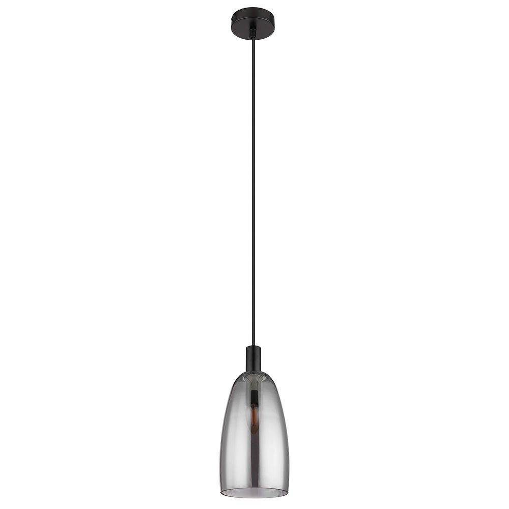 Glas Pendellampe Esszimmerlampe Hängelampe Metall Deckenleuchte etc-shop Pendelleuchte,