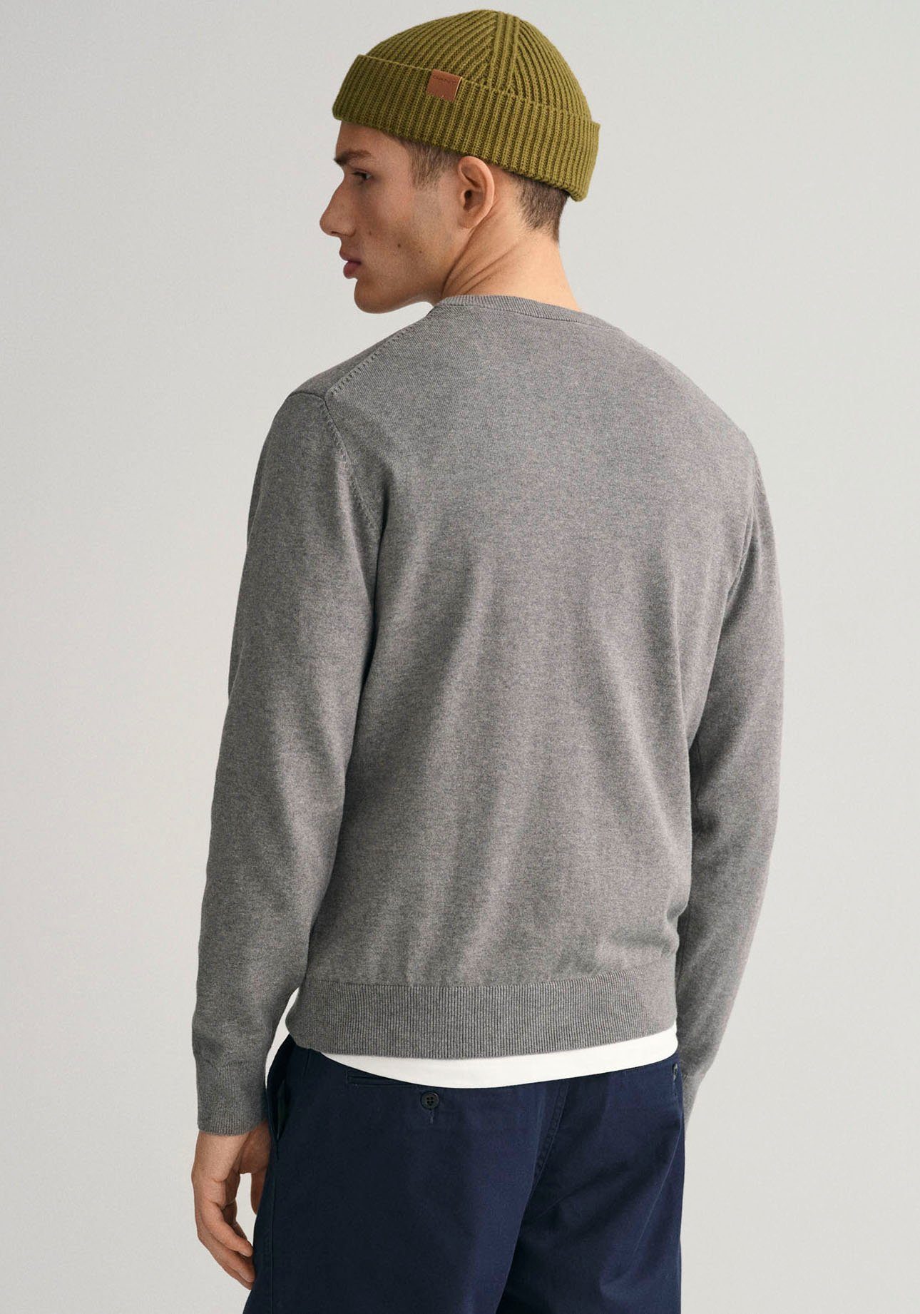 Gant Rundhalspullover CLASSIC COTTON C-NECK Premium günstig online kaufen