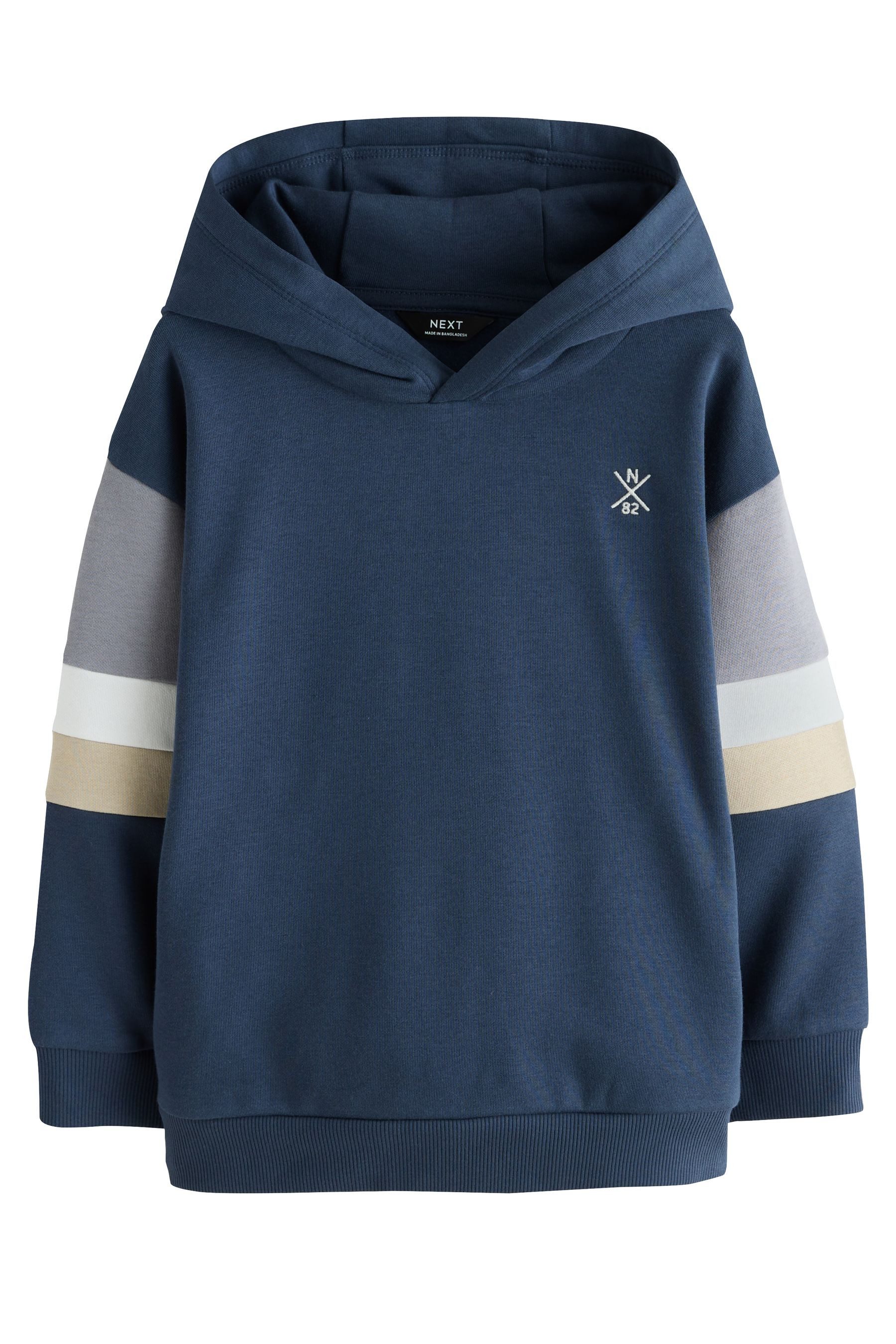 Next Kapuzenpullover Hoodie mit Farbblockdesign (1-tlg)