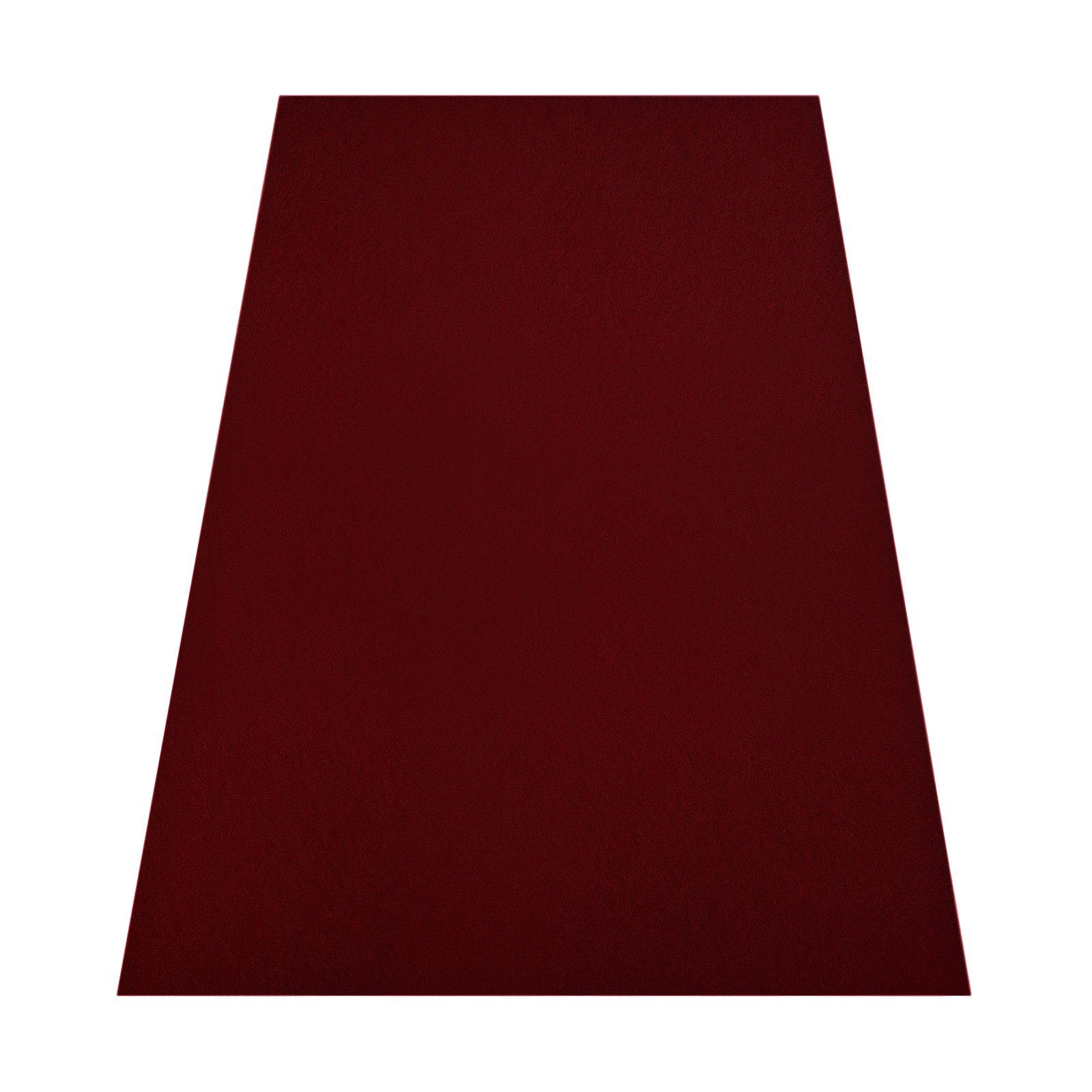Größen, Oracle, & Nadelfilzteppich Teppichboden Einfache mm, Teppich, verschiedene Dunkelrot Verlegung Höhe: Farben 6 Karat,