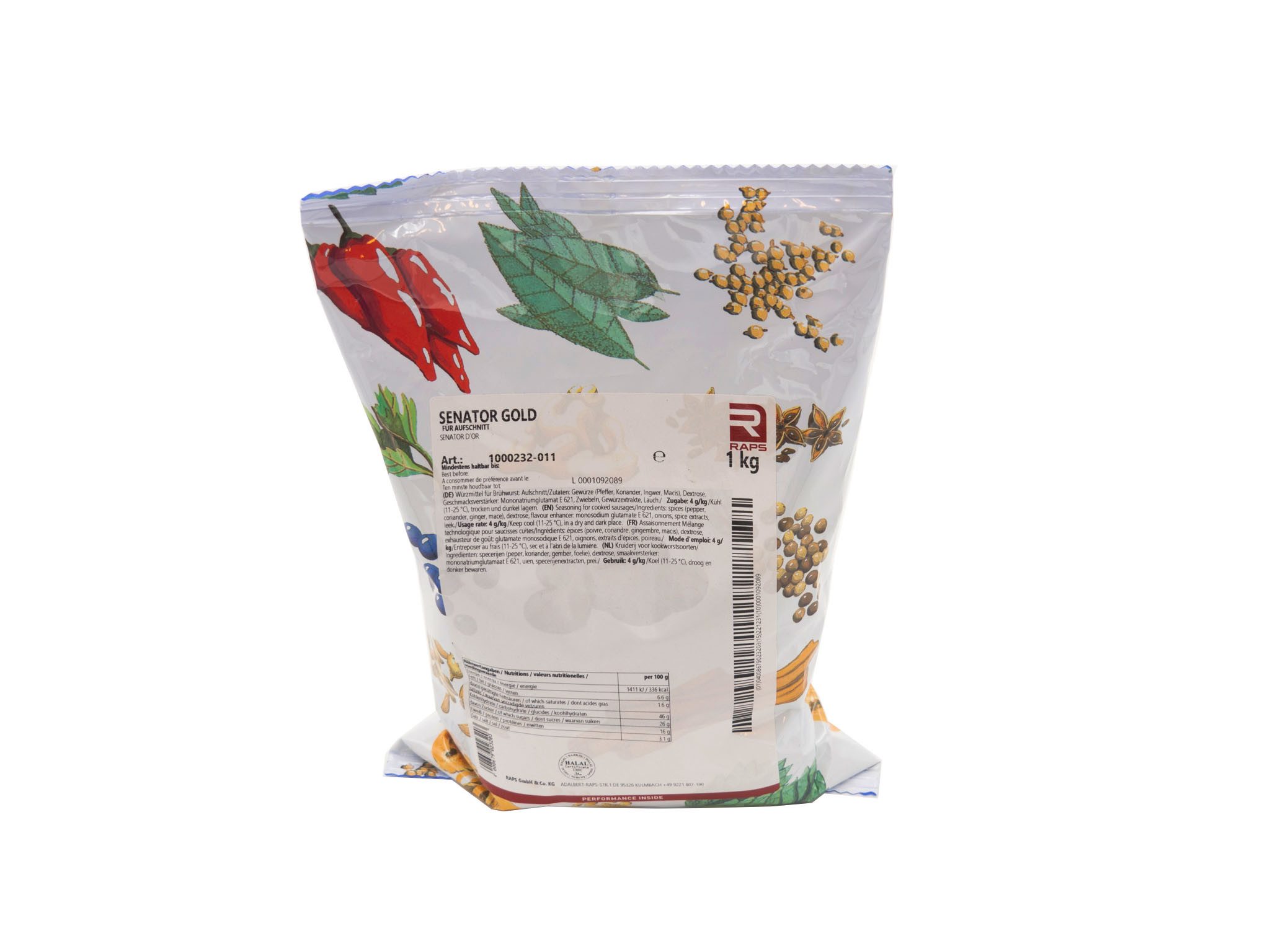 Raps Gewürz Senator Gold 1 kg Beutel