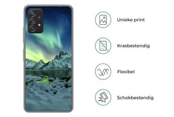 MuchoWow Handyhülle Meer - Eis - Nordlicht - Winter - Natur, Handyhülle Telefonhülle Samsung Galaxy A33