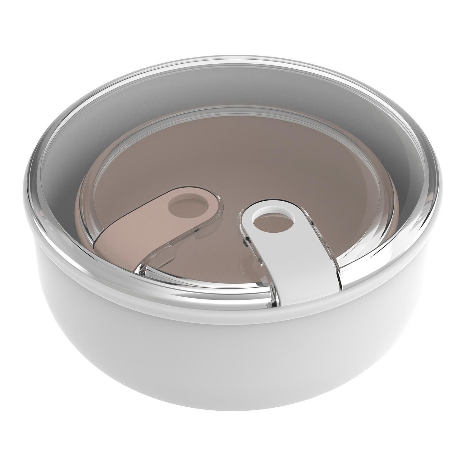 ROTHO Frischhaltedose 2-teiliges Set ELA, Rosa, Weiß, Auslaufsicher, Kunststoff, Deckel mit Klickverschluss, 1800 ml, 750 ml