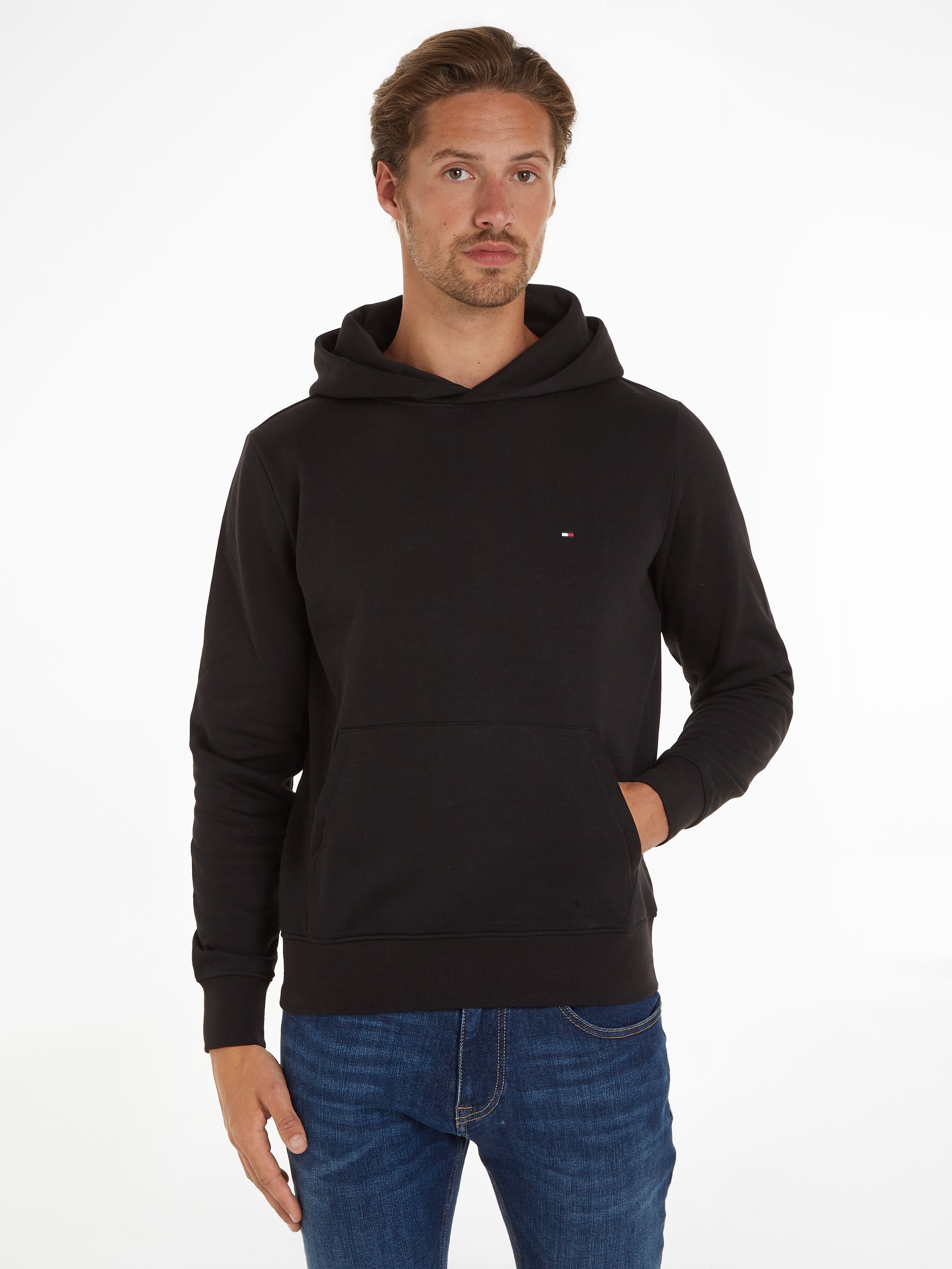 Tommy Hilfiger Hoodie Sweatshirt IM NA FLAG LOGO HOODY mit Kängurutasche  vorne