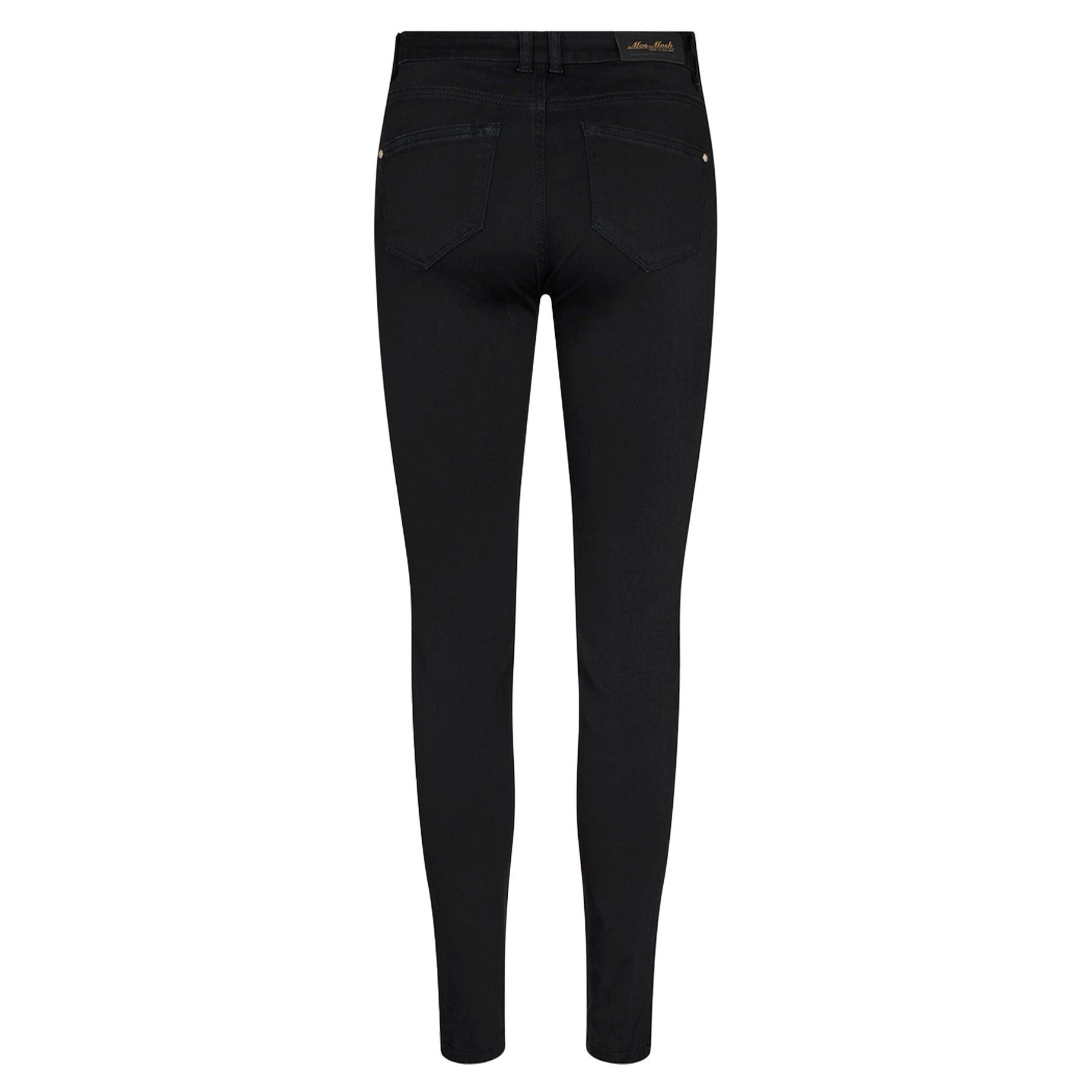 Mos Mosh 5-Pocket-Jeans MOS MOSH Jeans VICE SILK mit Baumwolle - Schwarz