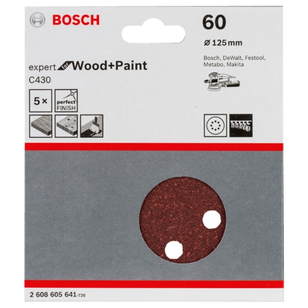 m Schleifpapier Löcher Schleifblatt Wood. Expert BOSCH 8 5er-Pack. for