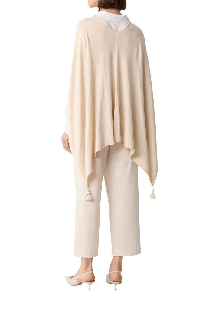 comma Strickcape Comma / Da.Strickjacke, Poncho / Indoor-Poncho günstig online kaufen