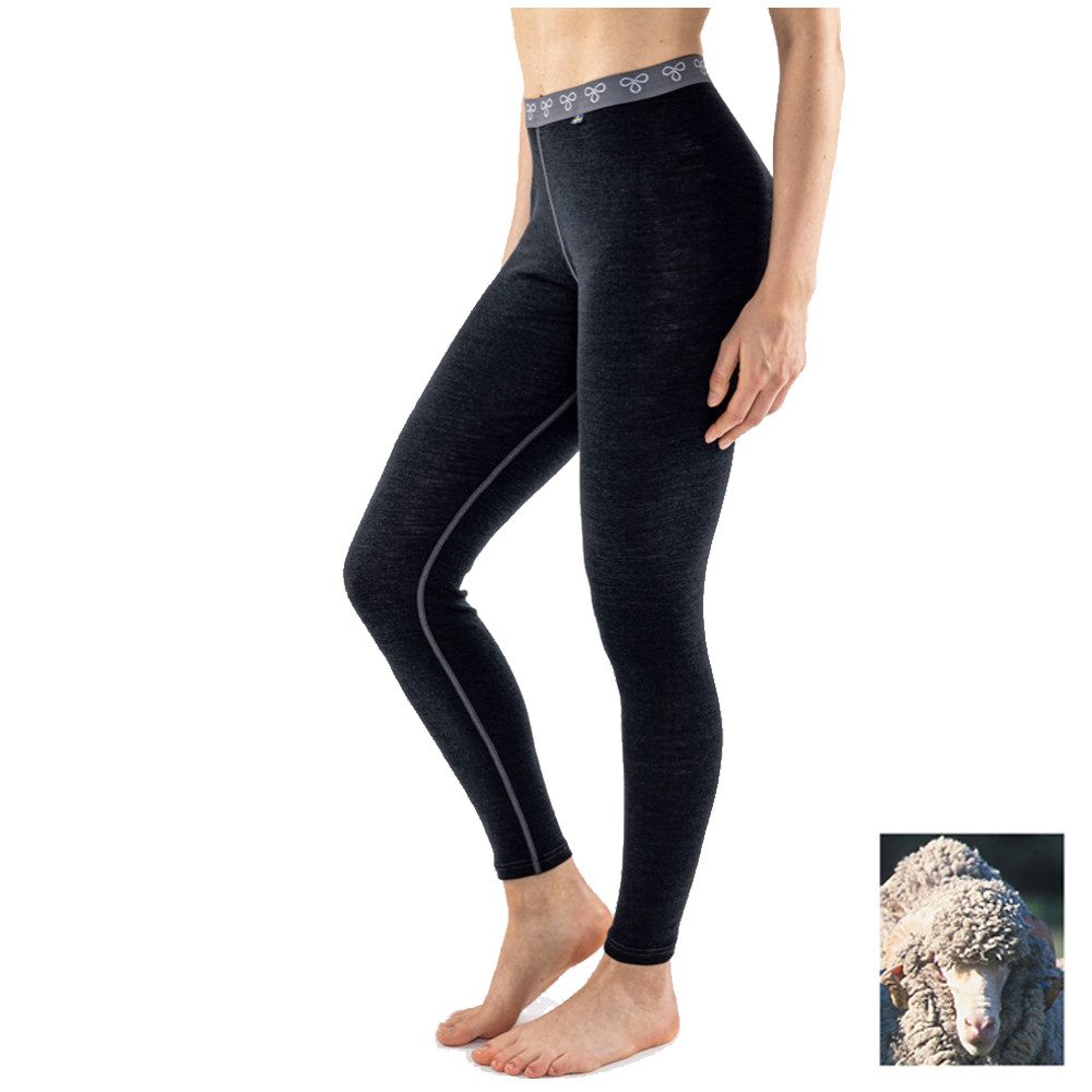 Termozeta Leggings TERMO - Wool Light 2.0 - Long Johns Merino Damen Hose, shwarz